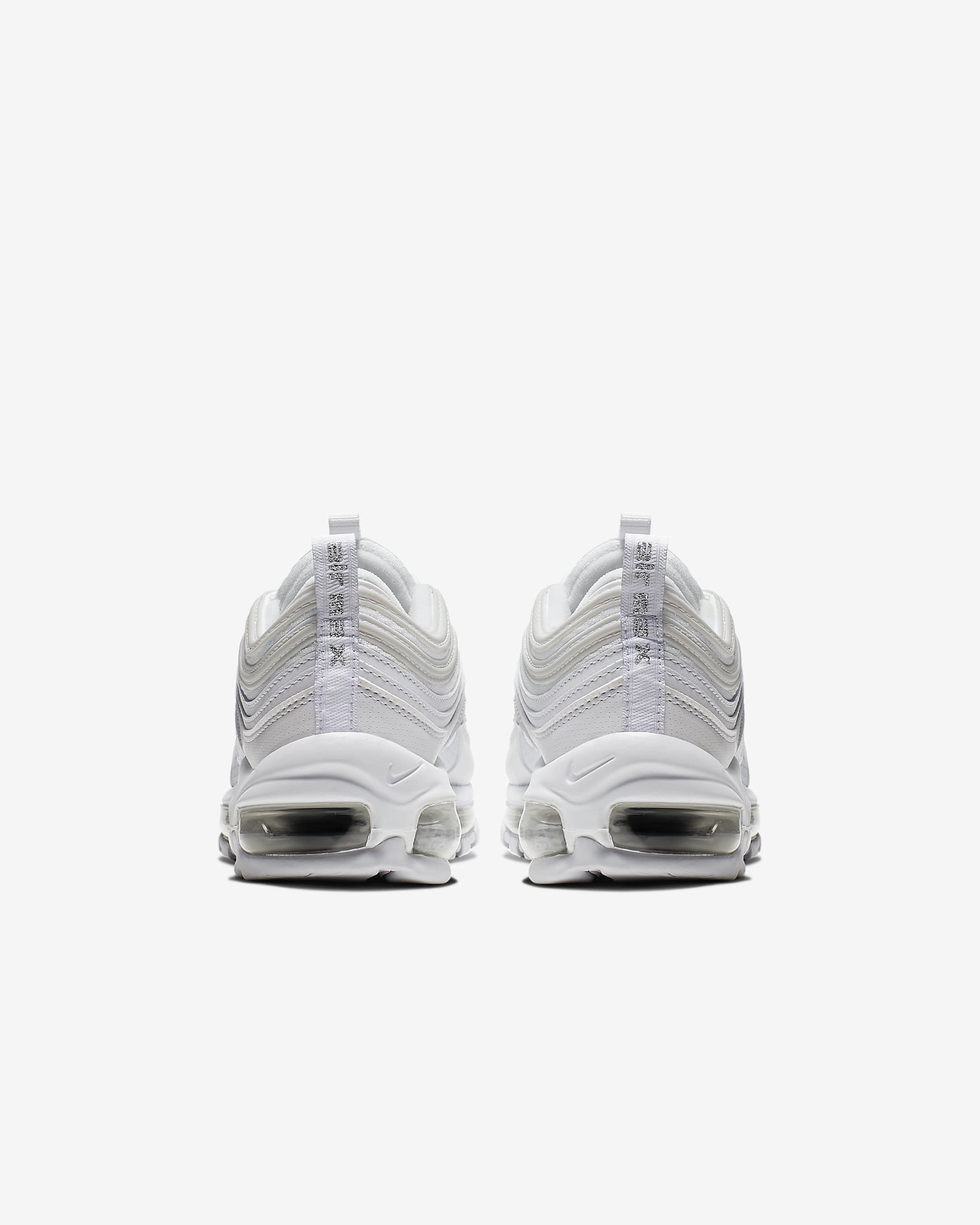 Nike Air Max 97 Older Kids' Shoes - White/Metallic Silver/White