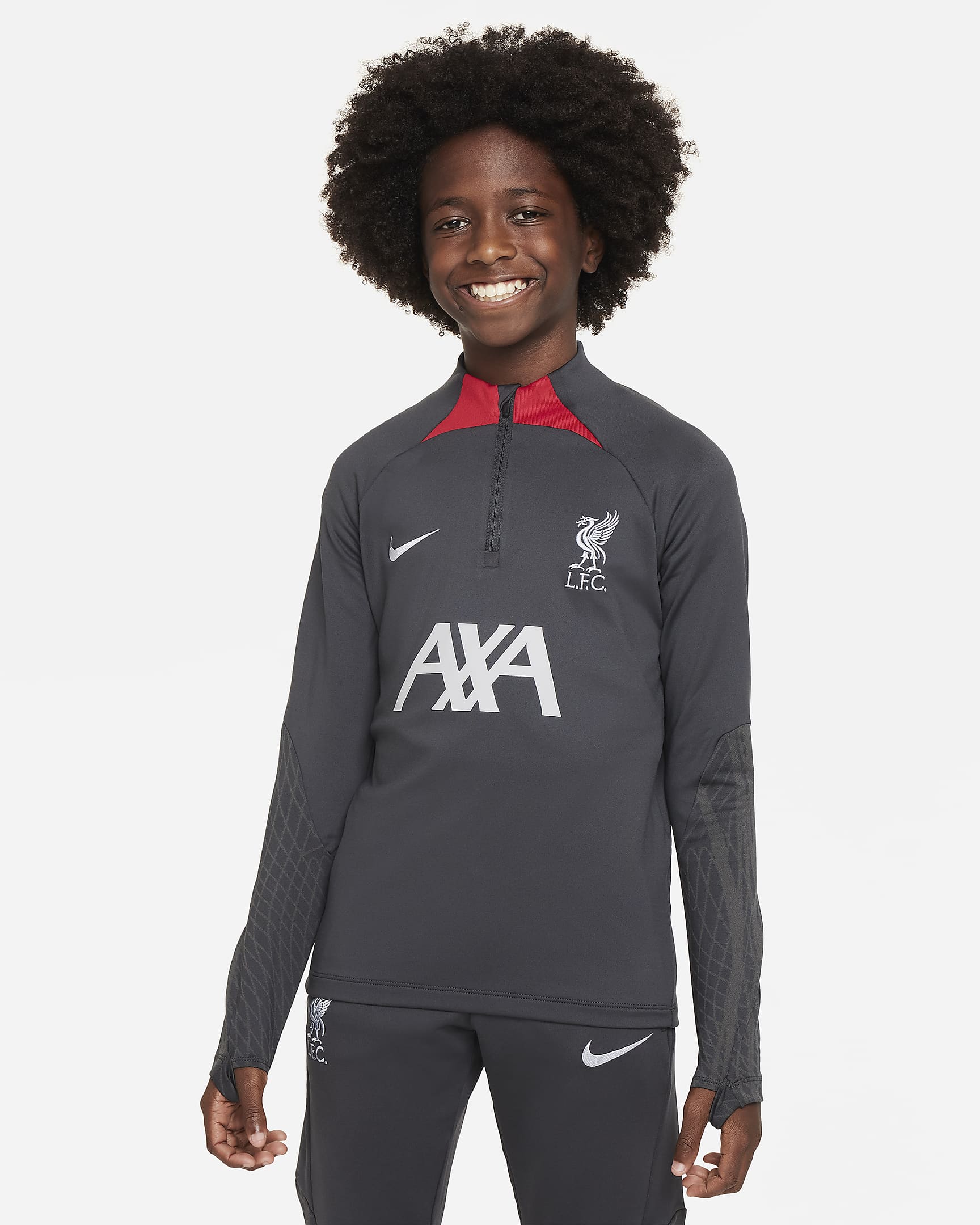 T-Shirt Liverpool FC Officiel | Maillot Entraînement Homme | 100% Polyester | Broderie Liver Bird