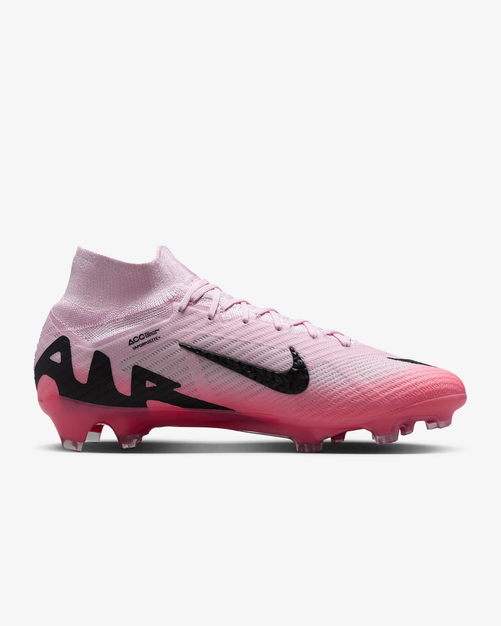 Tacos de fútbol FG high Nike Mercurial Superfly 9 Elite - Espuma rosa/Negro