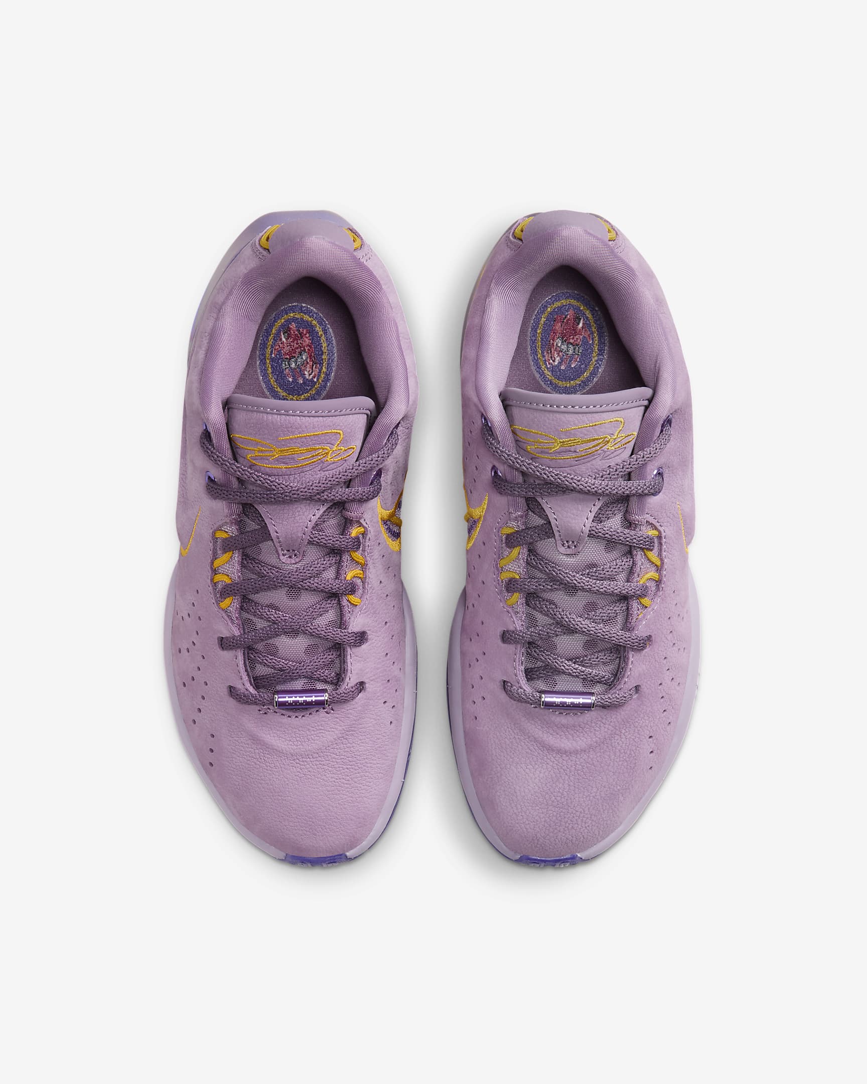 Chaussure de basket LeBron XXI « Freshwater » pour ado - Violet Dust/Purple Cosmos/University Gold