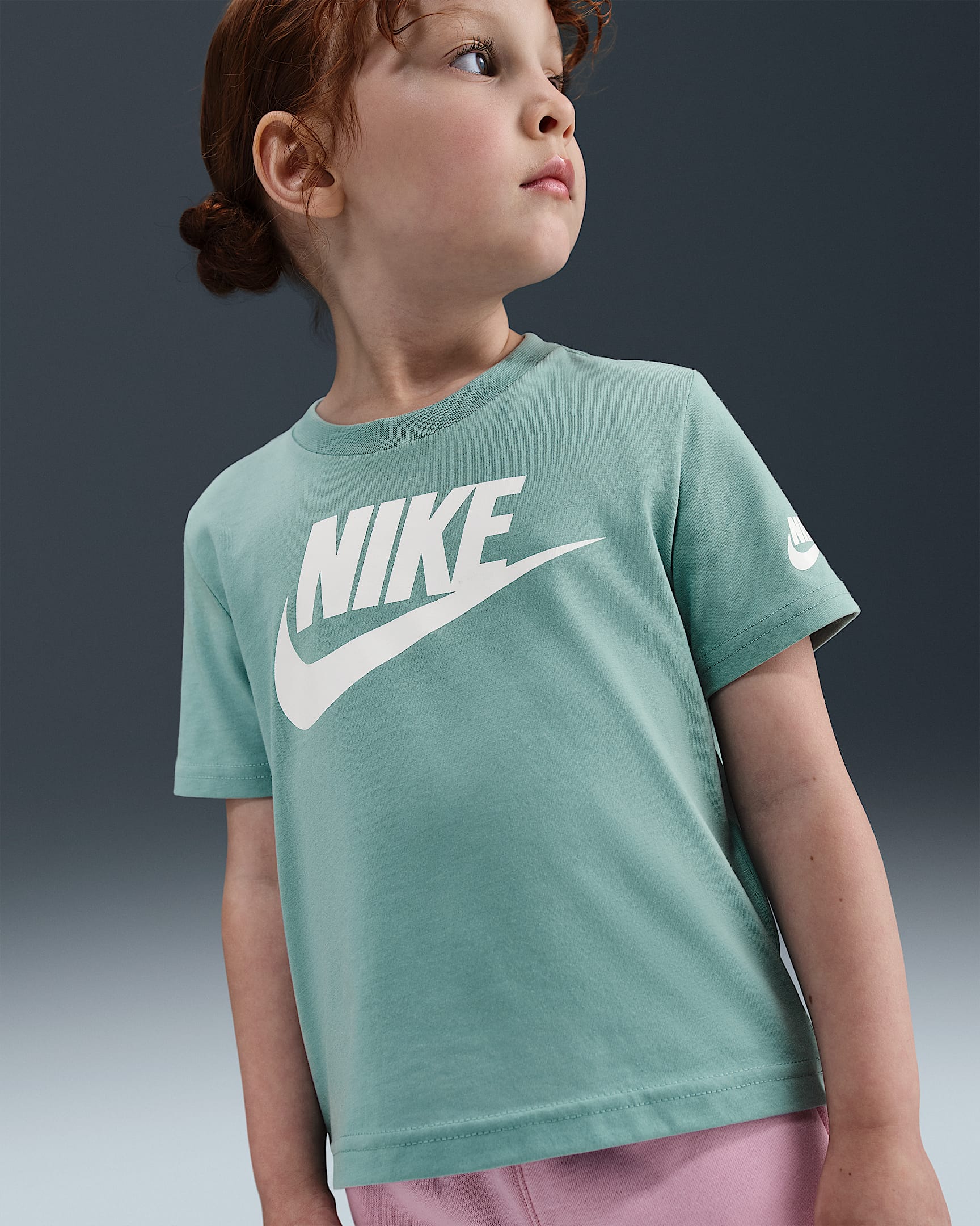 Nike Futura Toddler Evergreen T-Shirt - Cannon