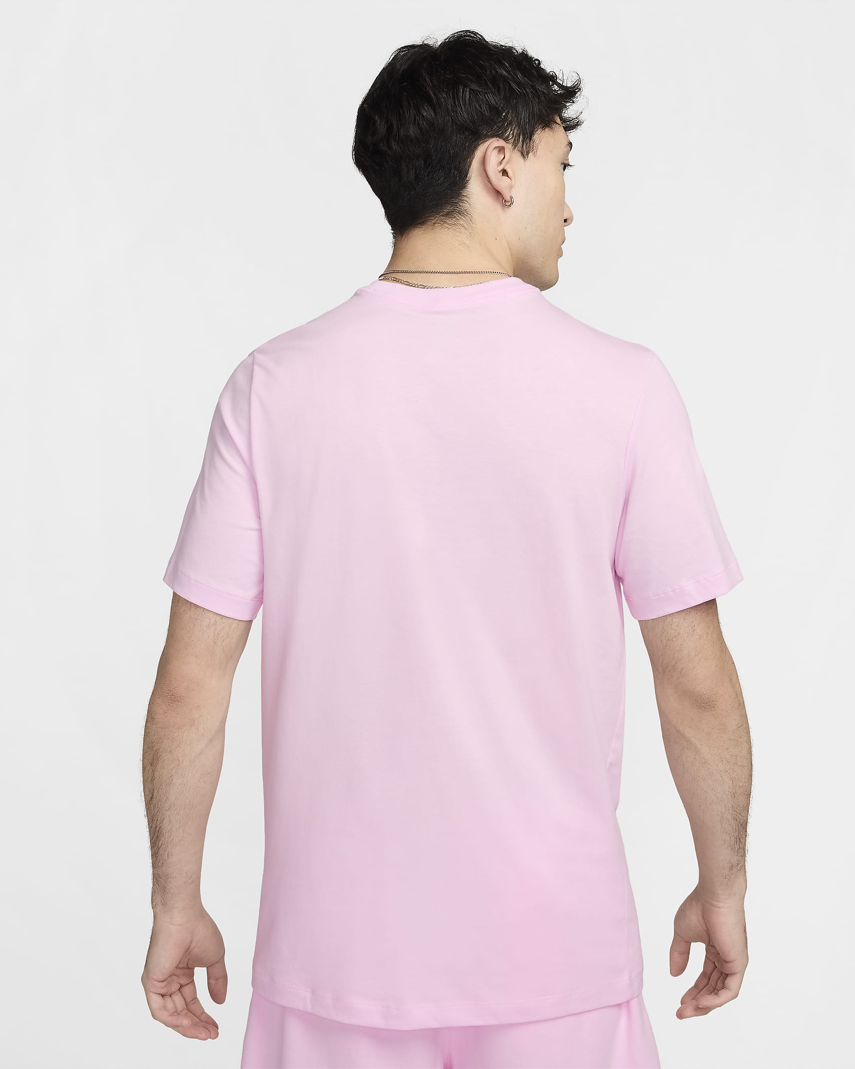 T-shirt Nike Sportswear Club para homem - Rosa Foam