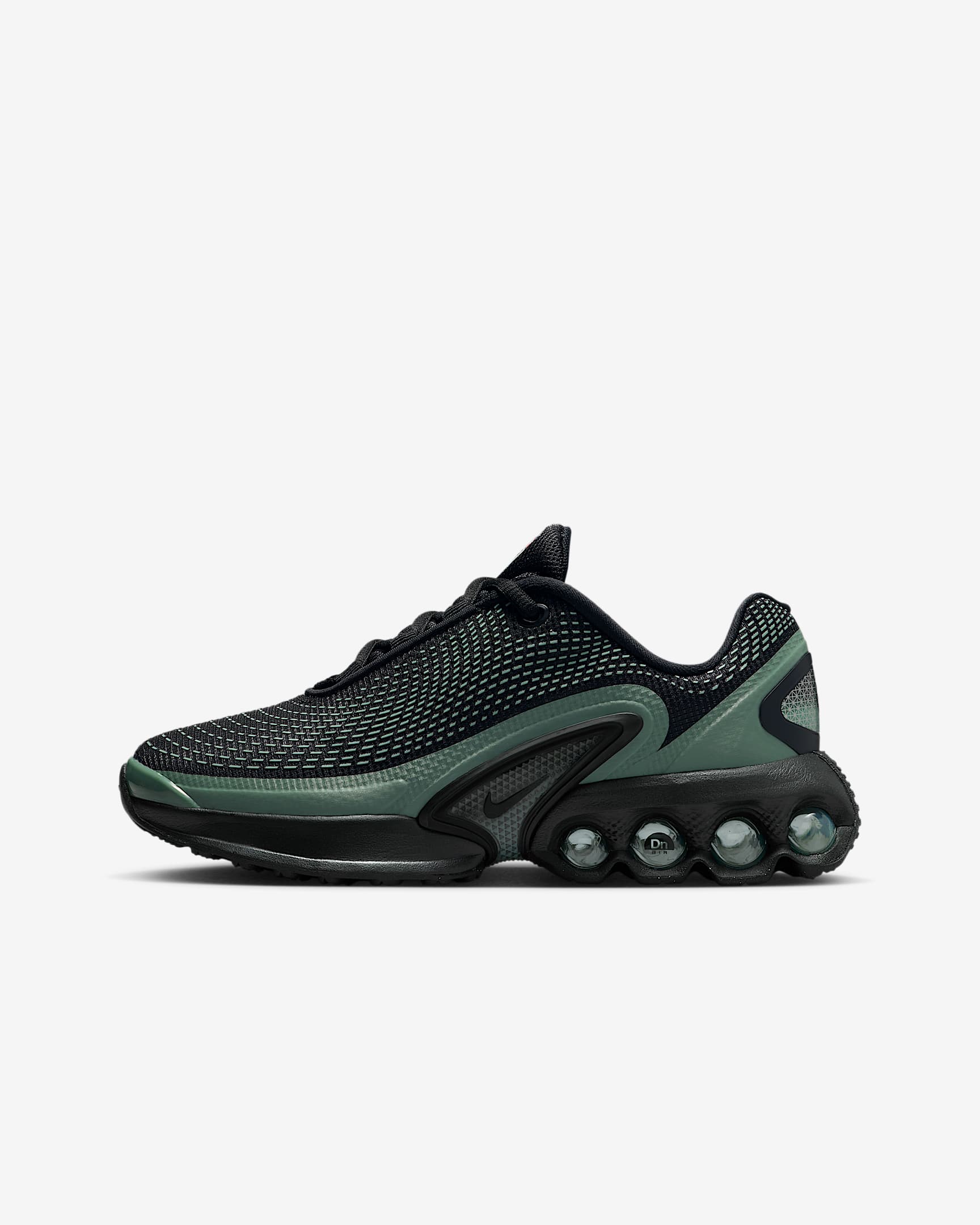Nike Air Max Dn-sko til større børn - sort/Clay Green/Cannon/sort