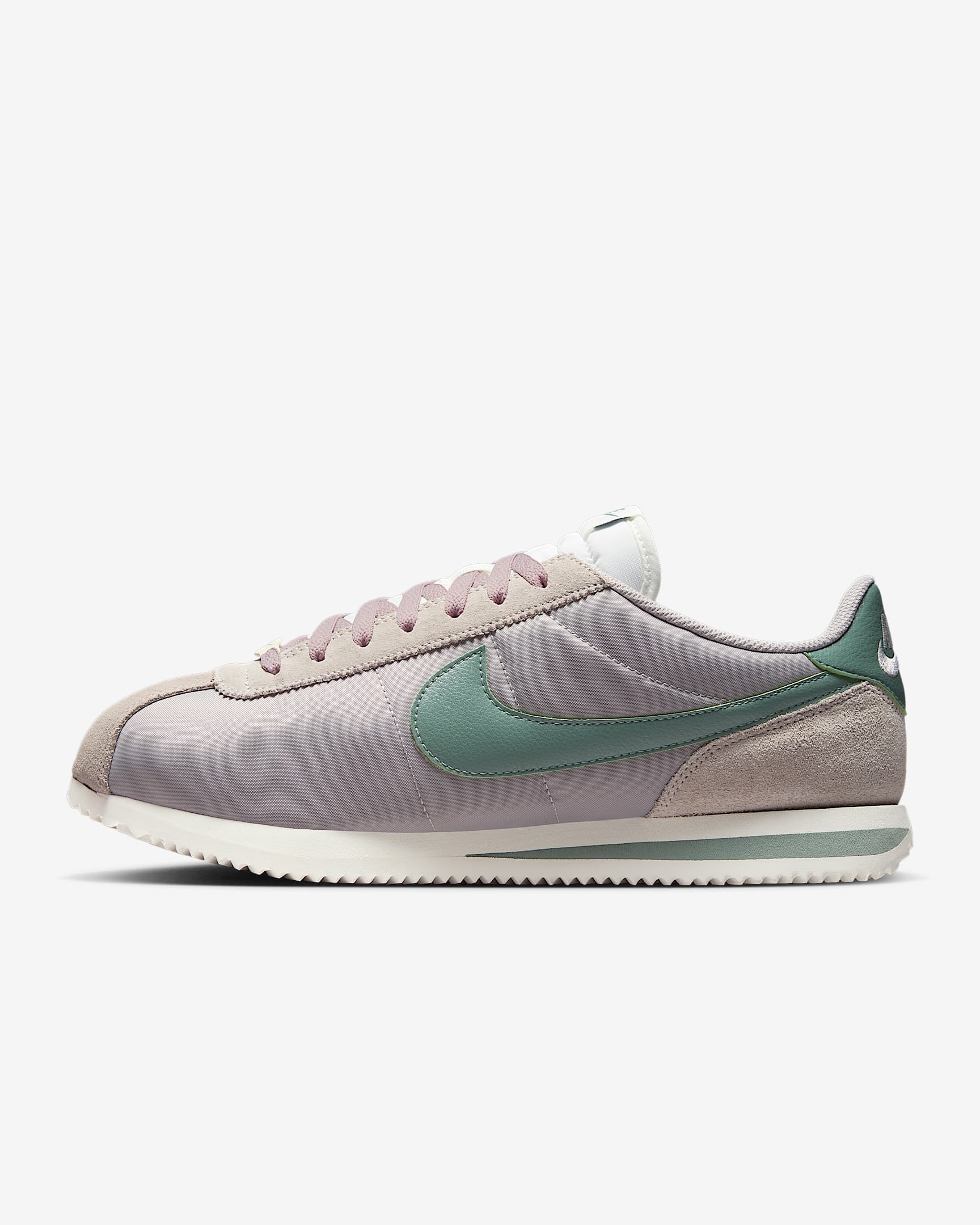 Nike Cortez Textile Men's Shoes - College Grey/Sail/Clay Green