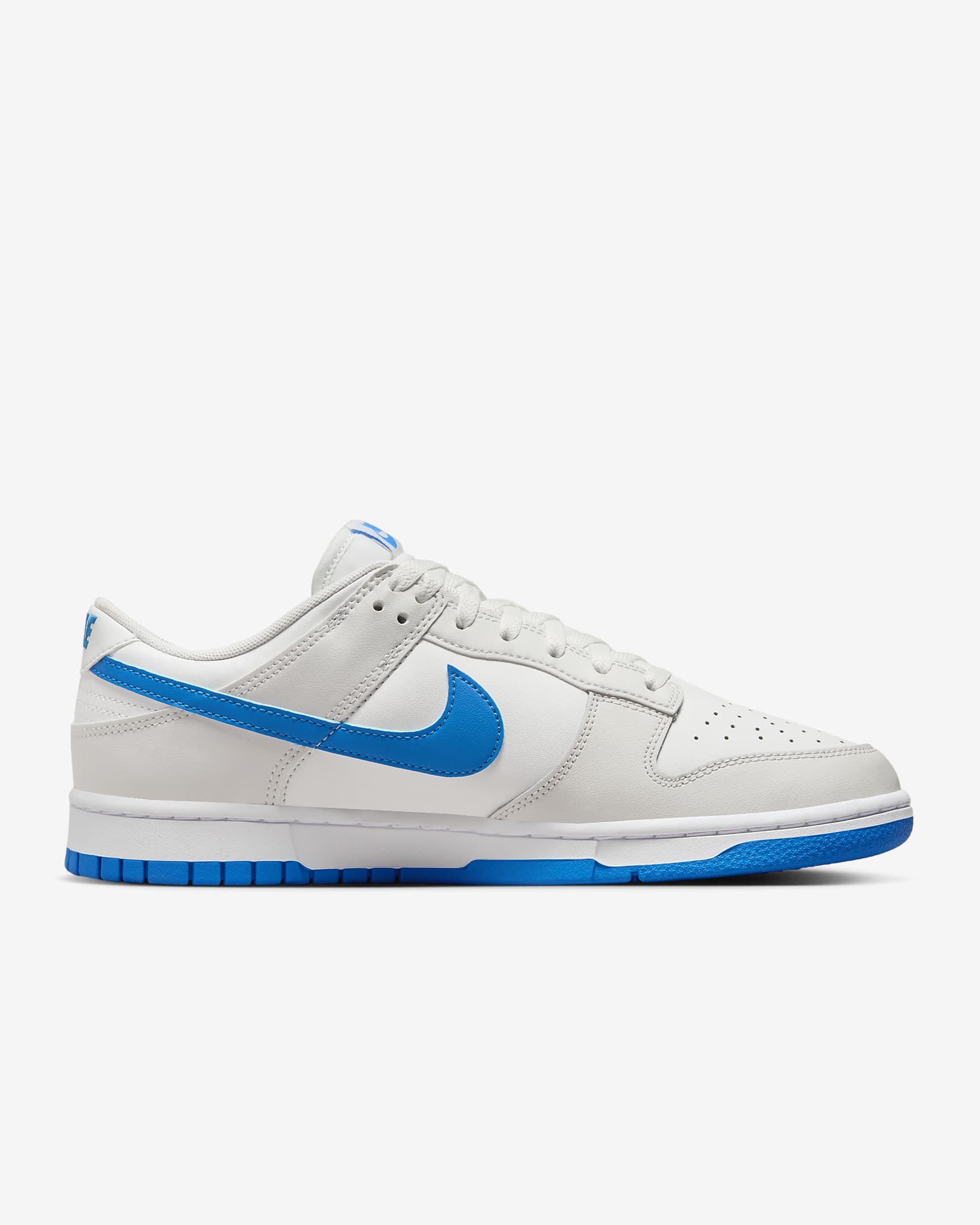 Nike Dunk Low Retro Men's Shoes - Summit White/Platinum Tint/White/Photo Blue