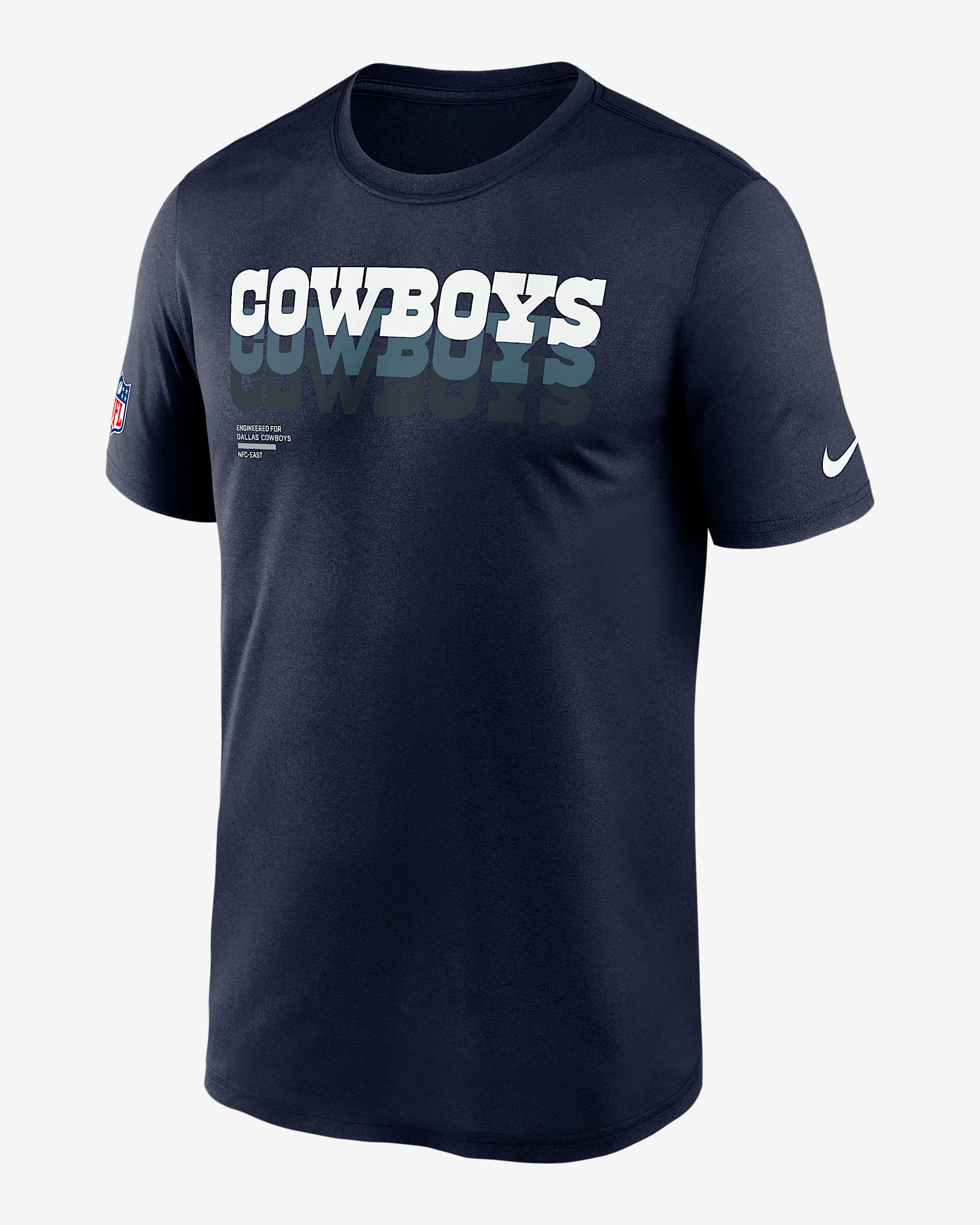 Dallas Cowboys Sideline Team Issue Legend Men's Nike Dri-FIT NFL T-Shirt - Navy