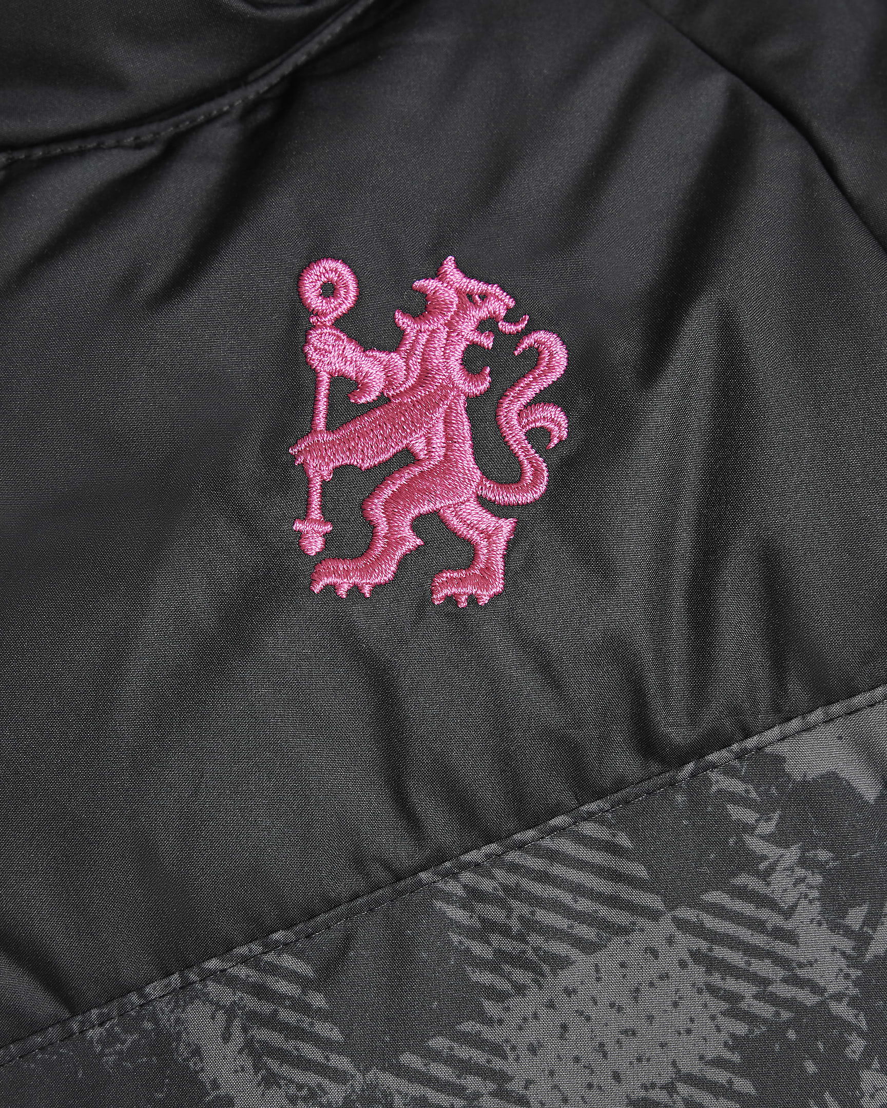 Tercera equipación Chelsea FC Chaqueta con capucha y relleno sintético Nike Football - Niño/a - Negro/Negro/Pink Prime