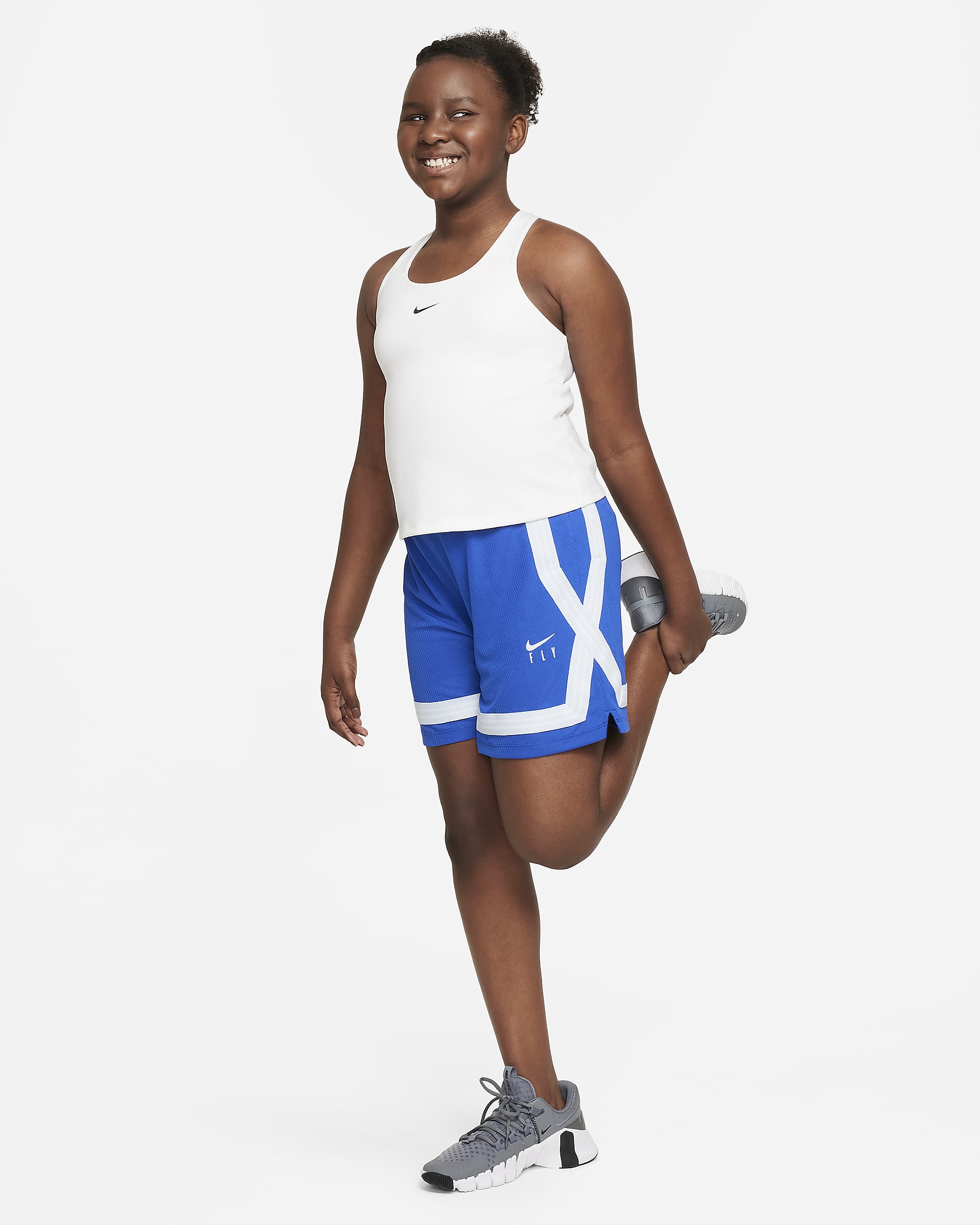 Nike Dri-FIT Fly Crossover Big Kids' (Girls') Basketball Shorts ...