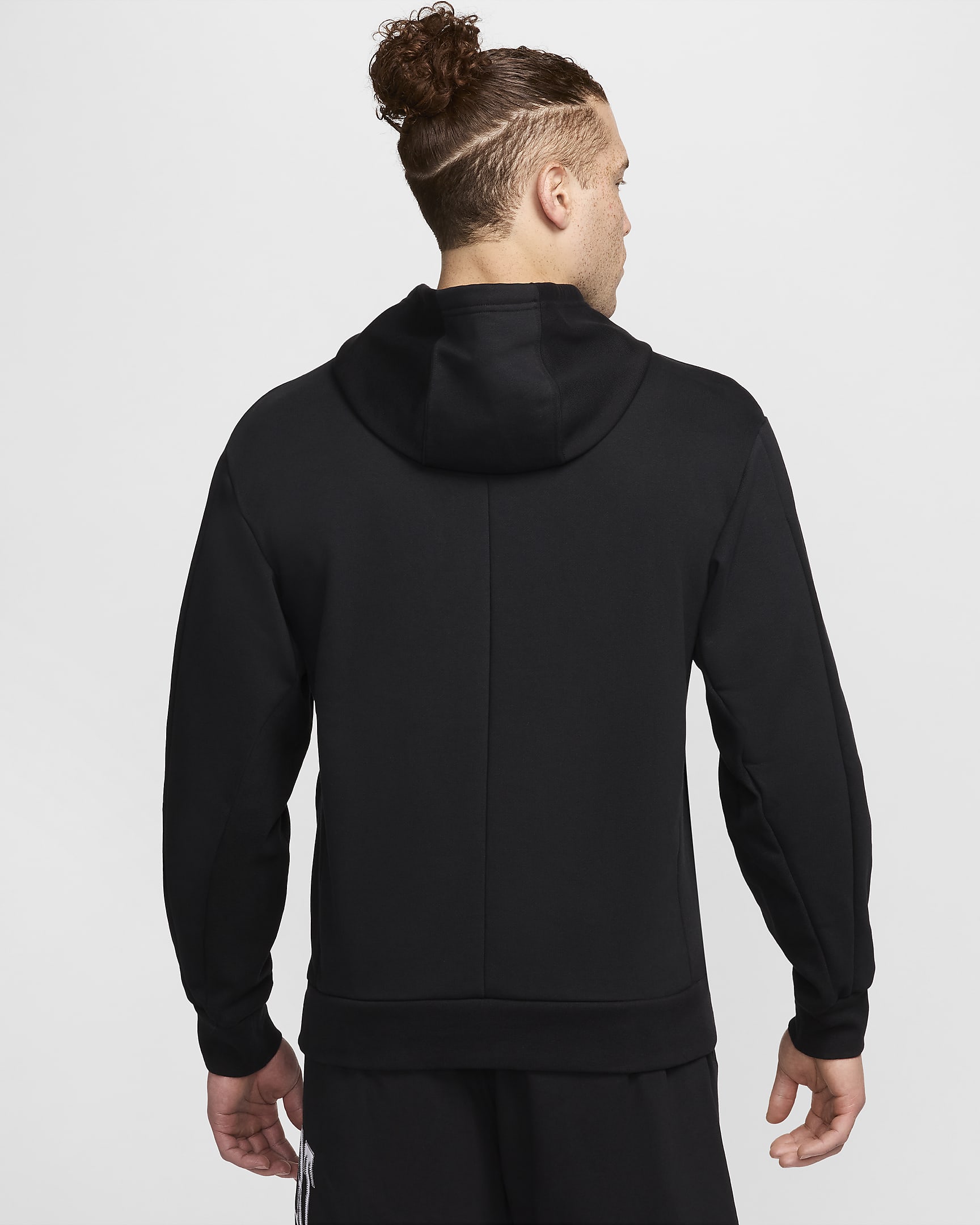 Sweat à capuche de tennis Dri-FIT en tissu Fleece NikeCourt Heritage pour homme - Noir/Blanc/Flat Pewter