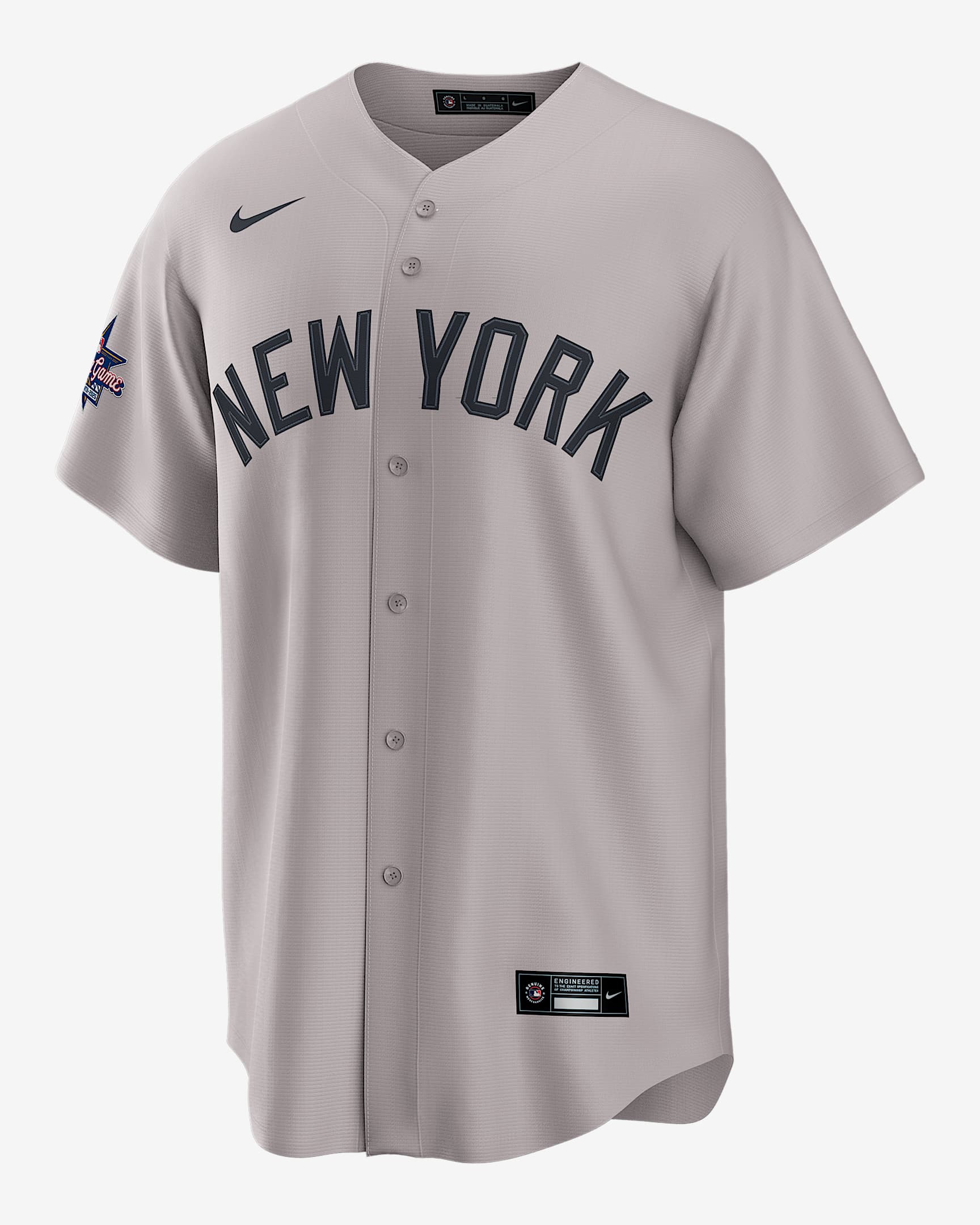 Jersey Nike de la MLB Replica para hombre Aaron Judge American League 2025 All-Star Game - Gris