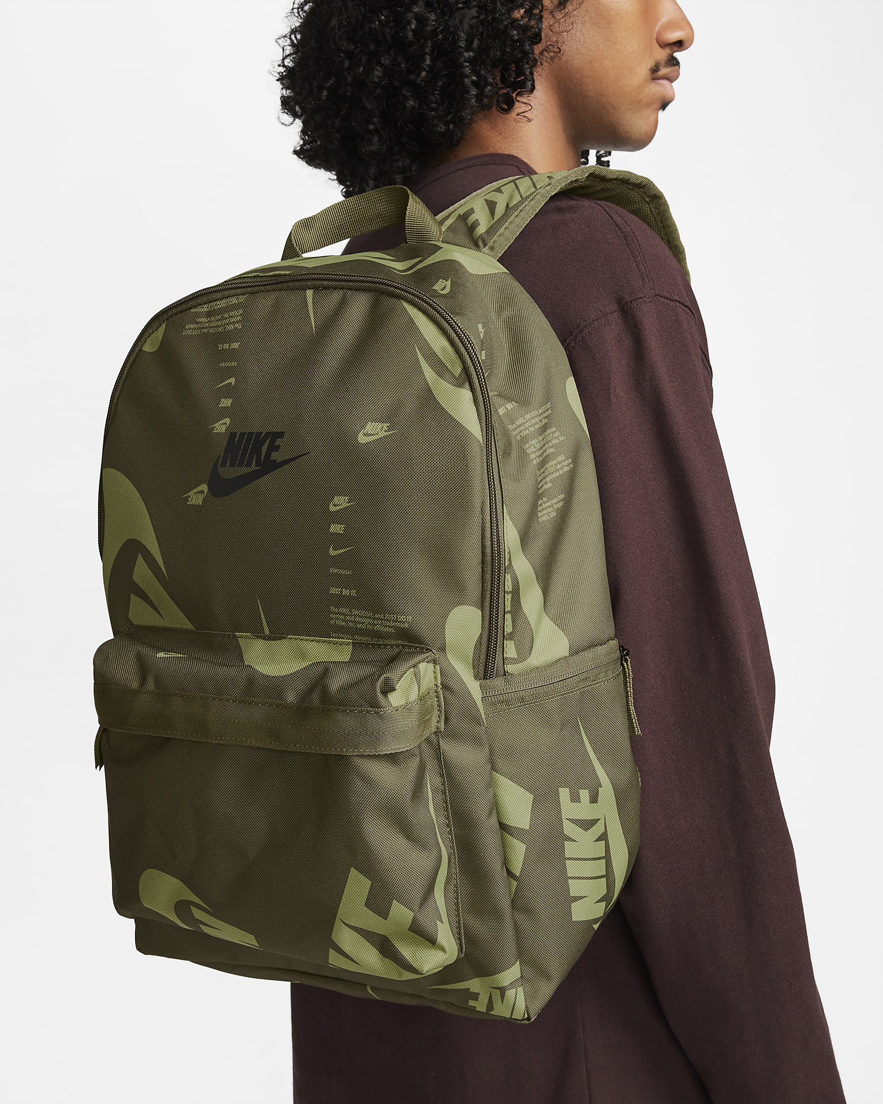 Nike Heritage Backpack (25L) - Medium Olive/Medium Olive/Black