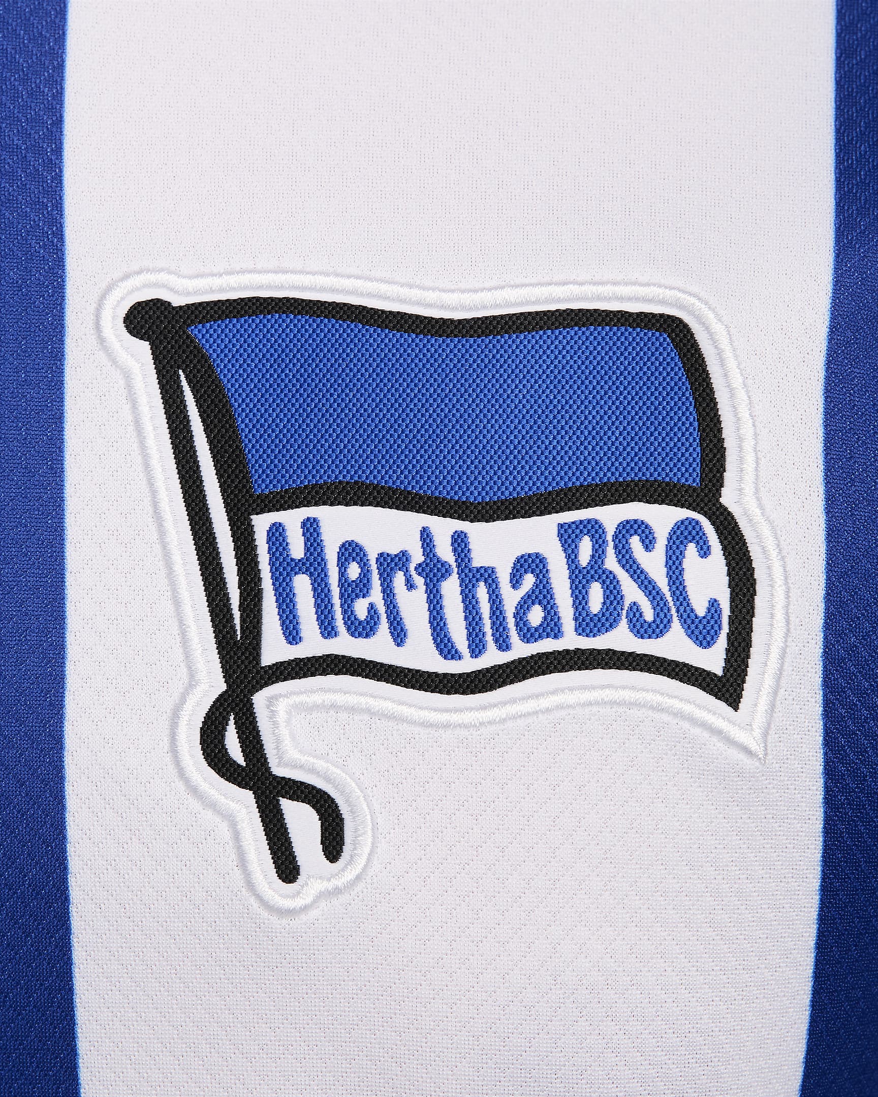 Hertha BSC 2024/25 Stadium Home Nike Replica Fußballtrikot mit Dri-FIT-Technologie für Herren - Old Royal/Weiß/Schwarz