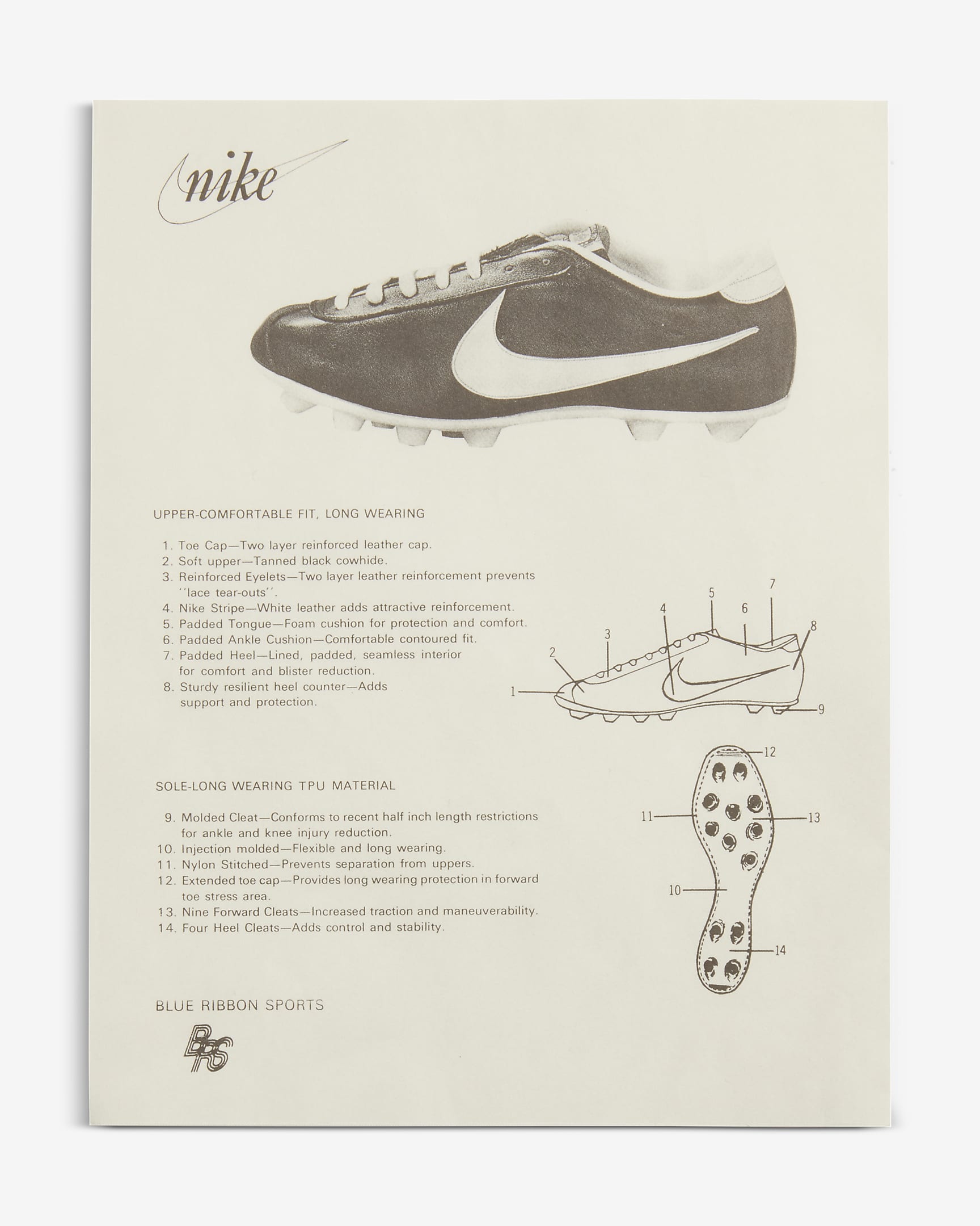 The Nike 1971 Firm-Ground Football Boot - Black/Black/Black/White