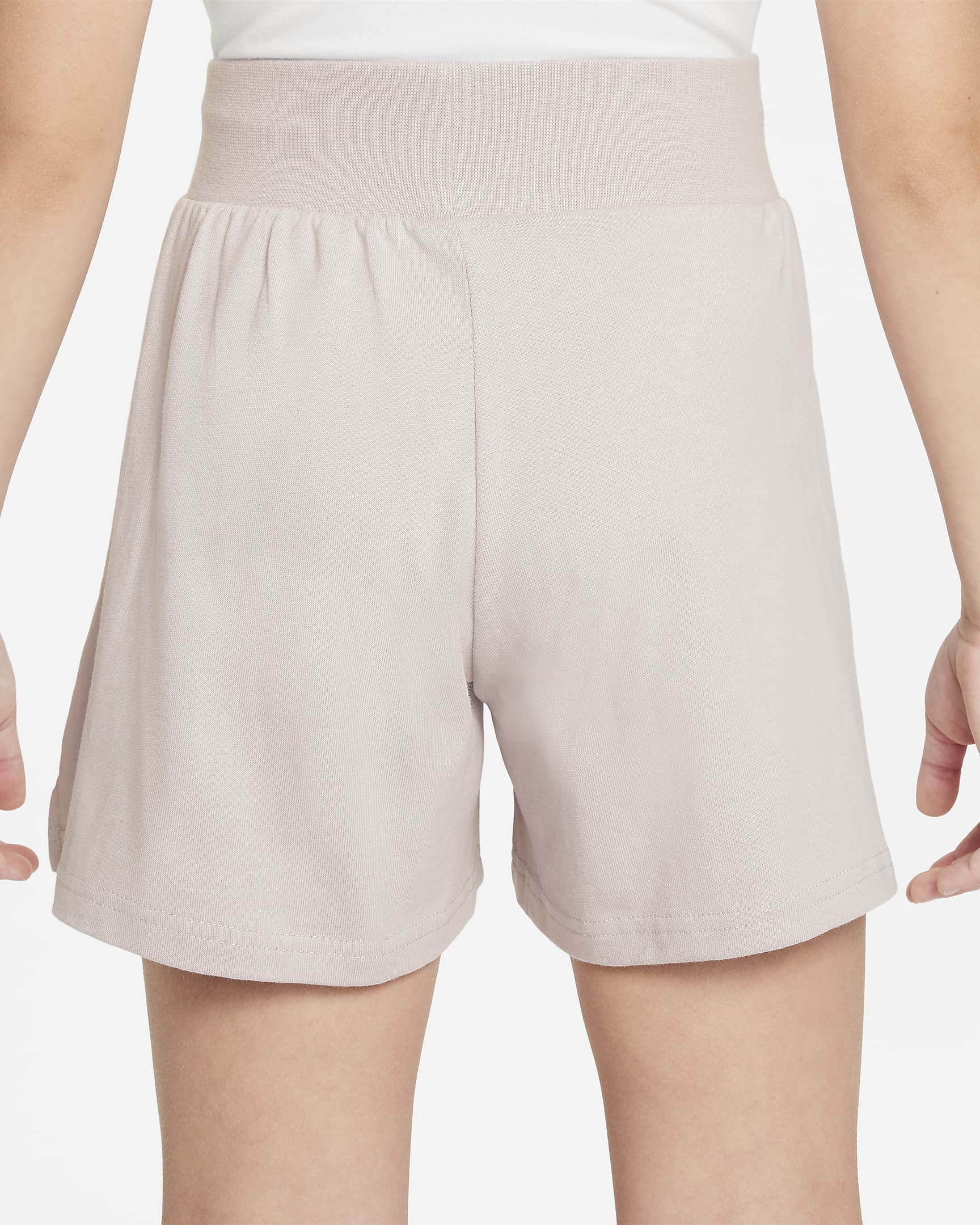 Nike Sportswear shorts til store barn (jente) - Platinum Violet/Aquamarine