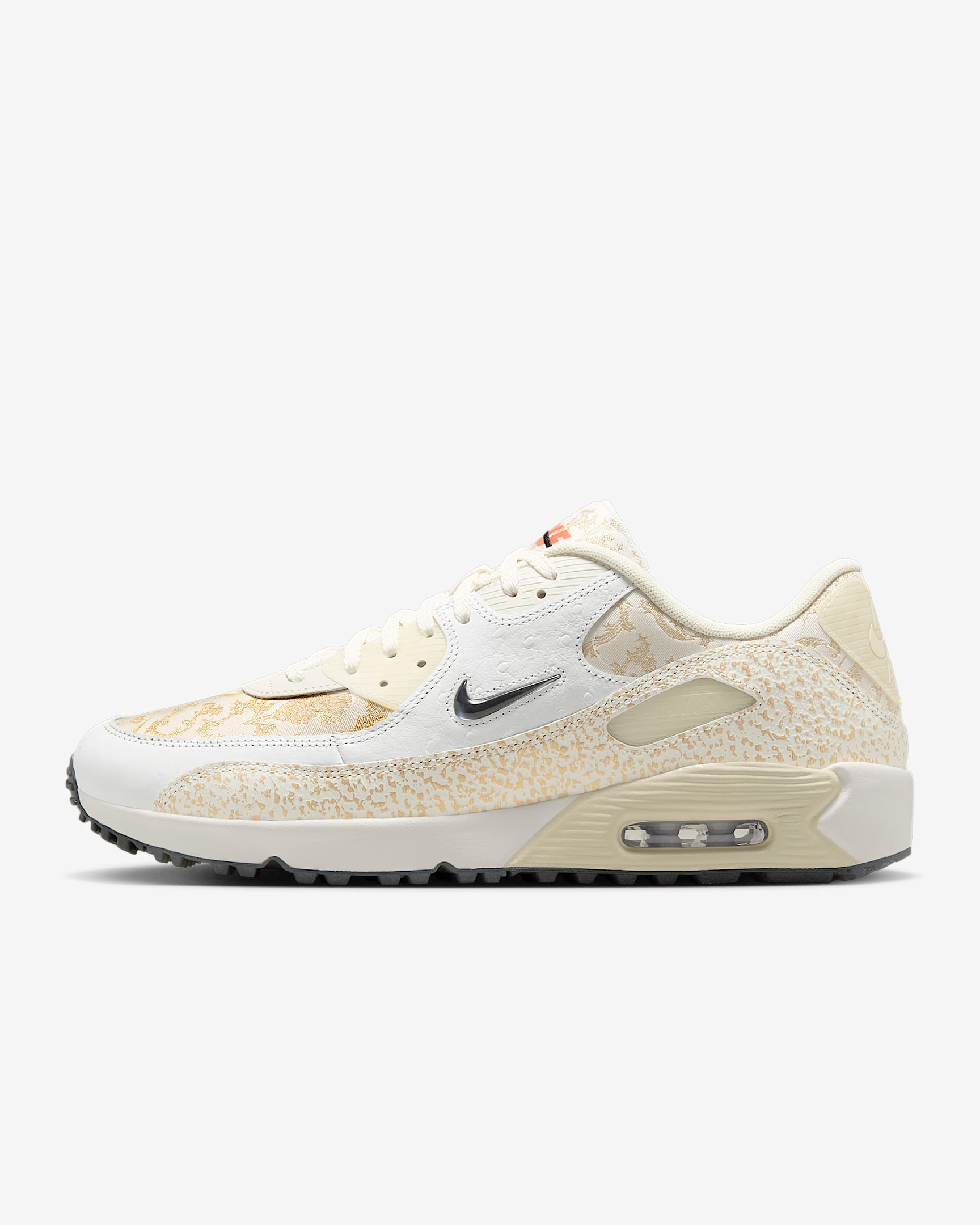 Scarpa da golf Nike Air Max 90 G - Bianco/Sail/Oro metallizzato