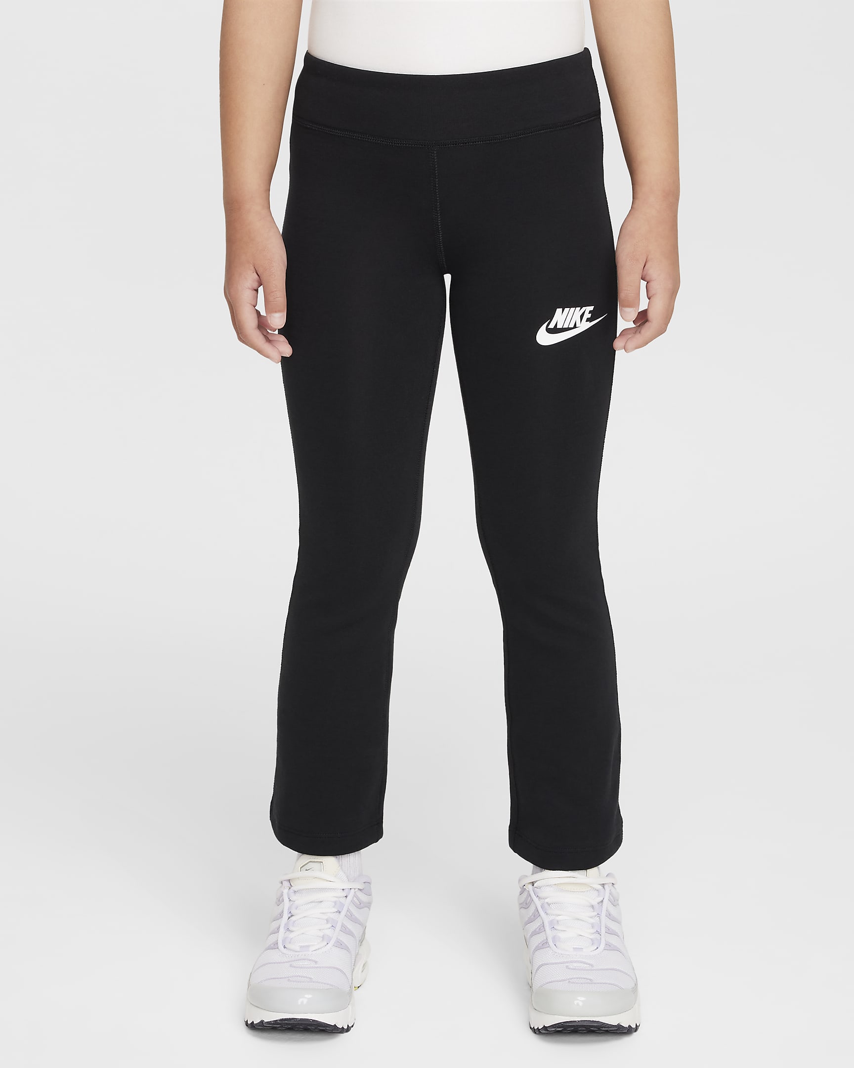 Nike Little Kids' Dri-FIT Flared Leggings - Black