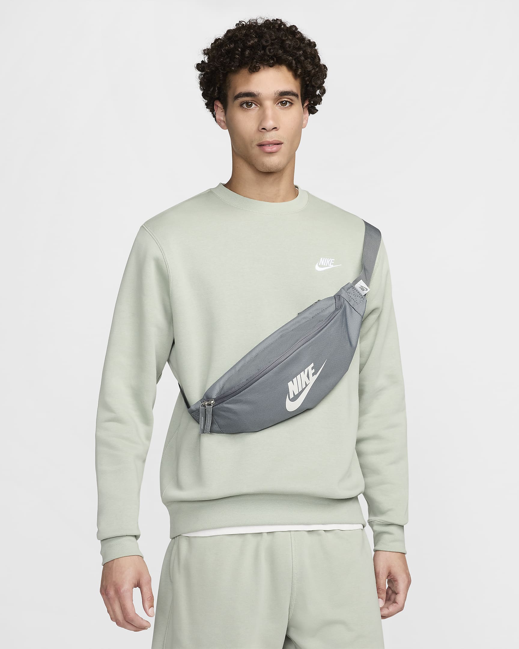 Sac banane Nike Heritage (3 L) - Smoke Grey/Smoke Grey/Summit White