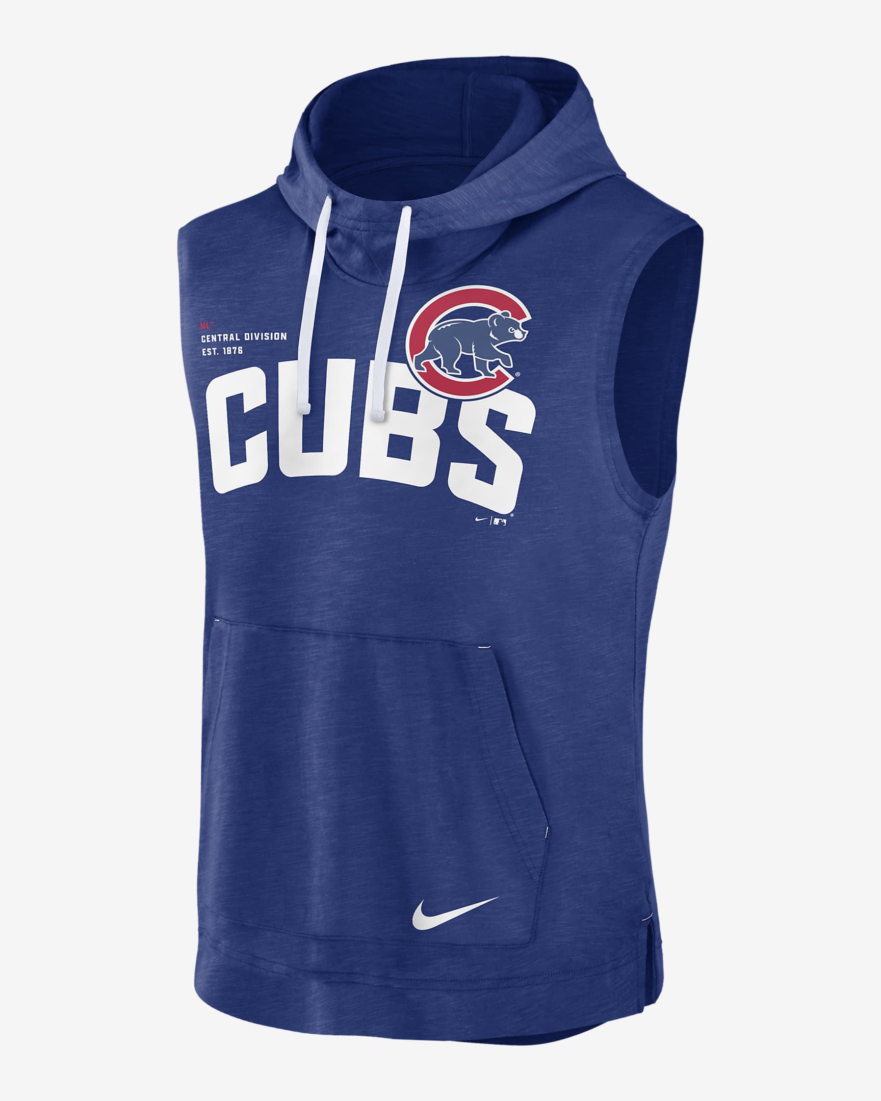 Nike Athletic (MLB Chicago Cubs) Men's Sleeveless Pullover Hoodie. Nike.com