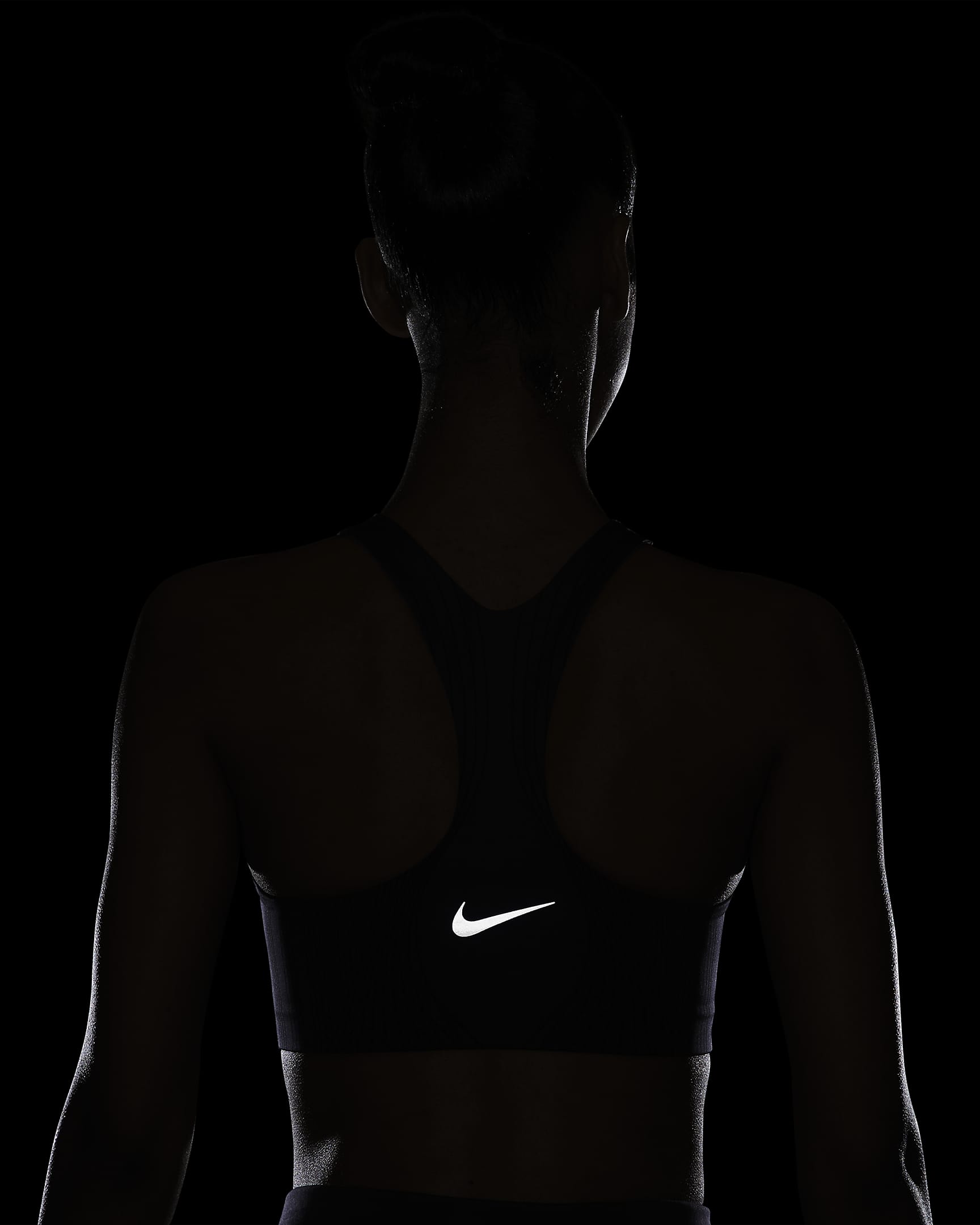 Nike Swoosh Women's Medium-Support Padded High-Neck Sports Bra. Nike BG