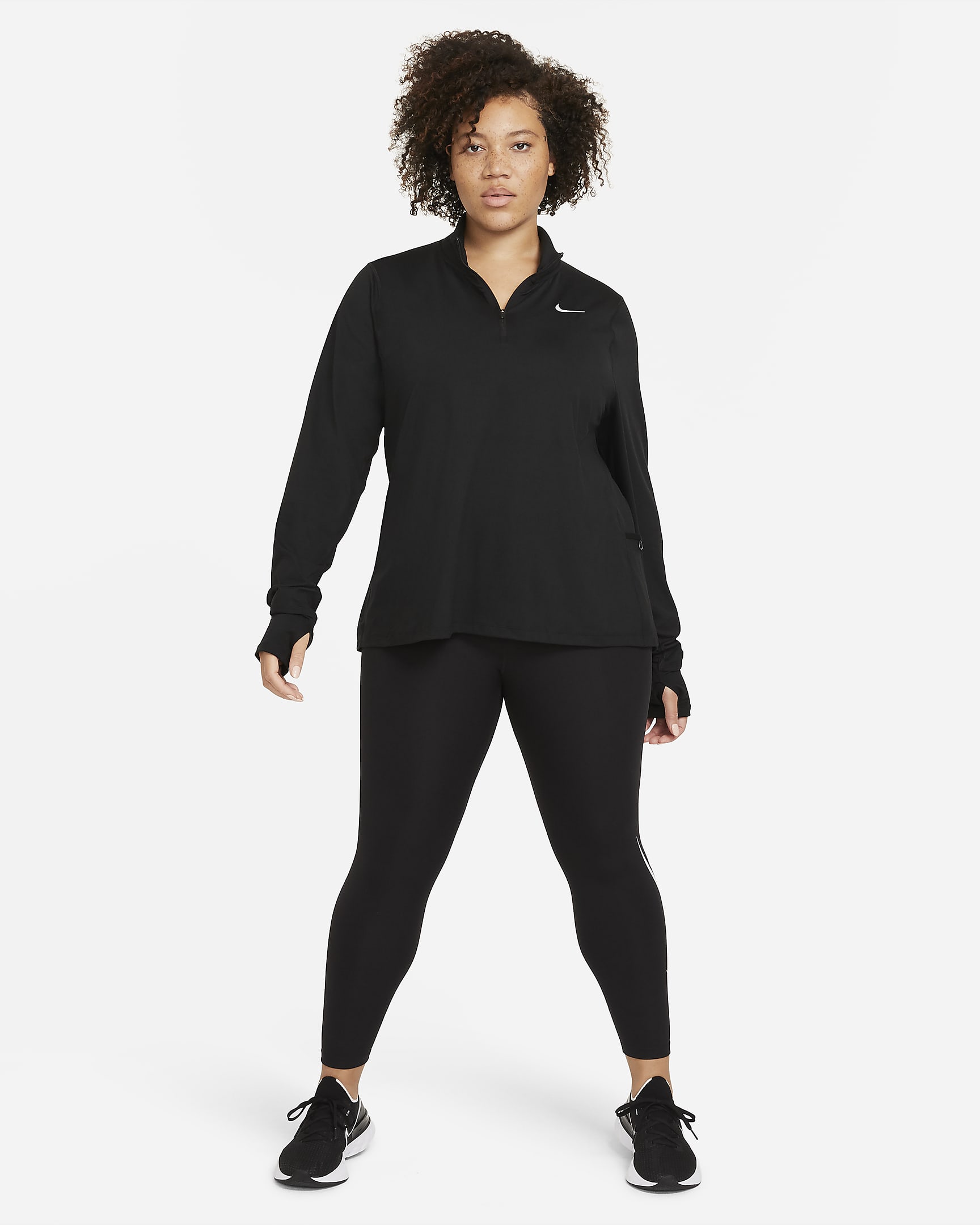 Nike Element Women's 1/2-Zip Running Top (Plus Size). Nike.com