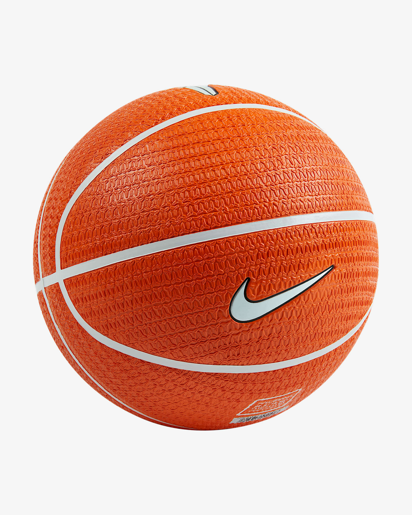 Piłka do koszykówki Kobe Playground Basketball (bez powietrza) - Safety Orange/Biel/Czerń/Biel