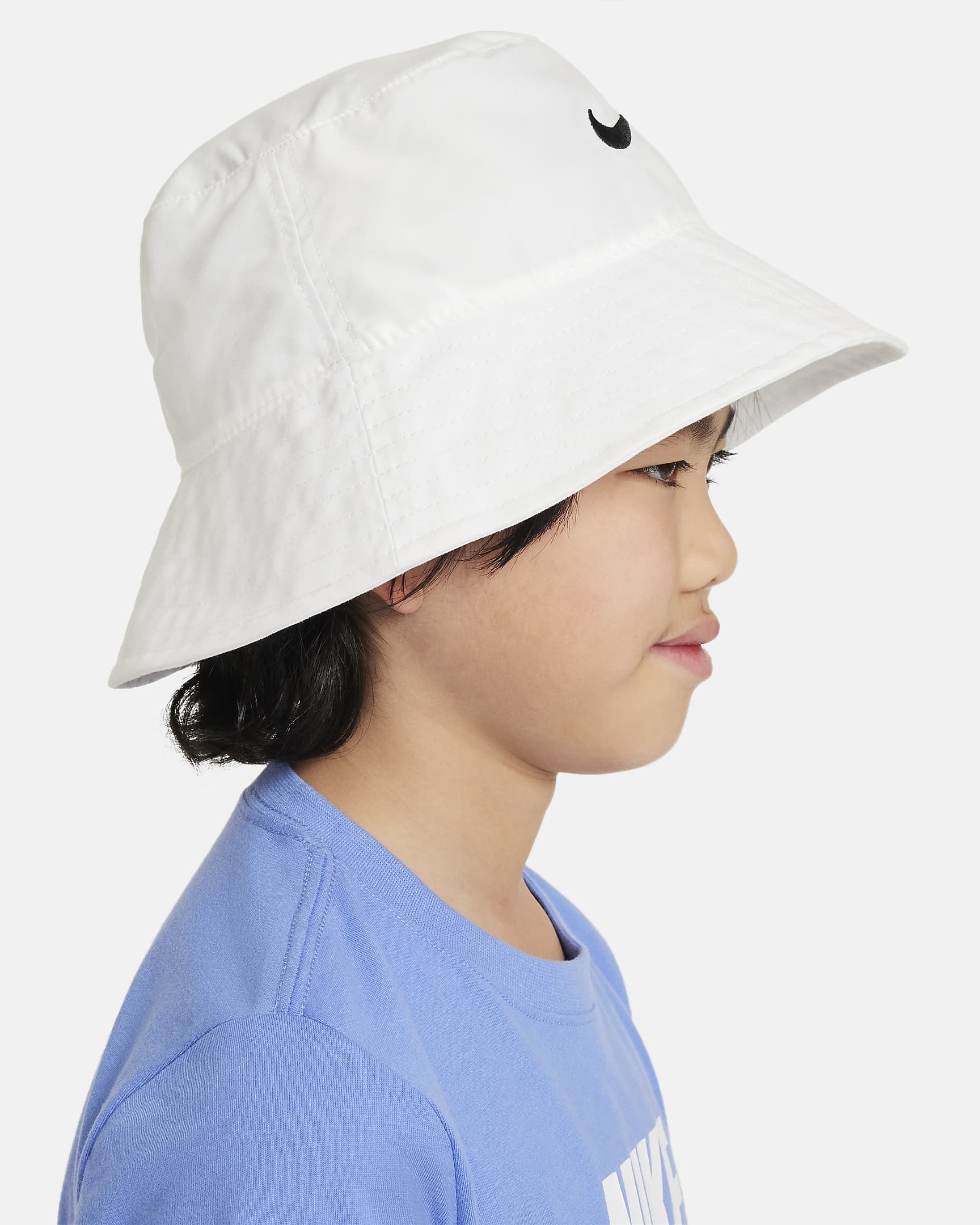 Gorro tipo pescador para niños de preescolar Nike - Blanco