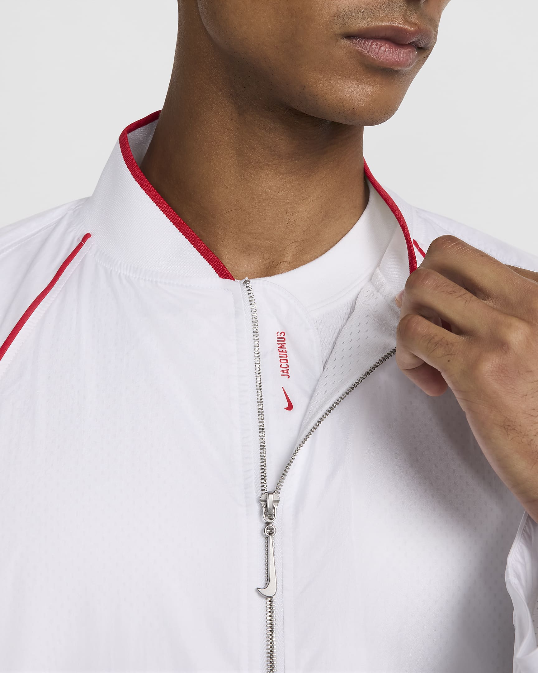 Nike x Jacquemus Tracksuit Jacket - White/University Red