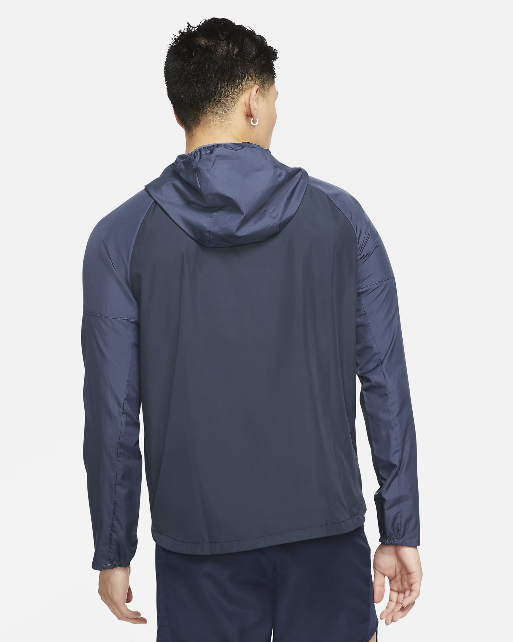 เสื้อแจ็คเก็ตวิ่งผู้ชาย Nike Repel Miler - Thunder Blue/Dark Obsidian