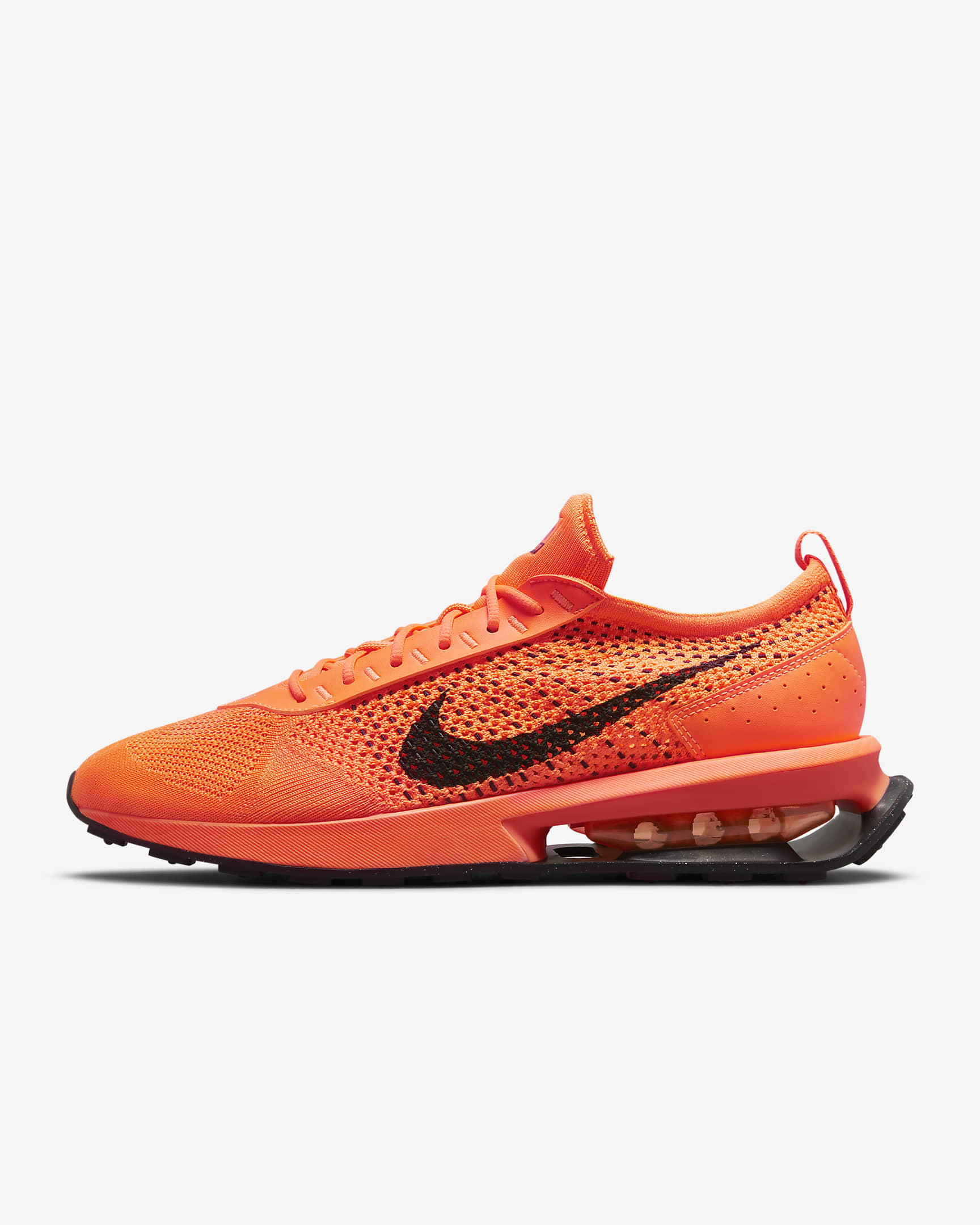 Nike Air Max Flyknit Racer Next Nature Men's Shoes - Total Orange/Black