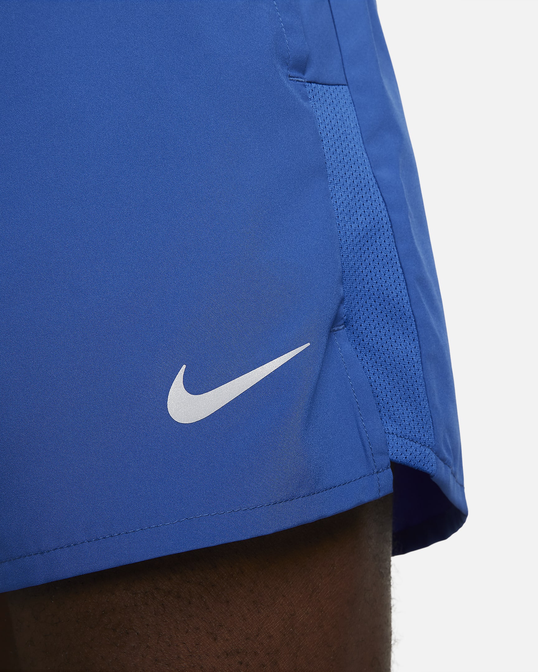 Nike Challenger-Dri-FIT-løbeshorts (13 cm) med indershorts til mænd - Game Royal/Game Royal/sort