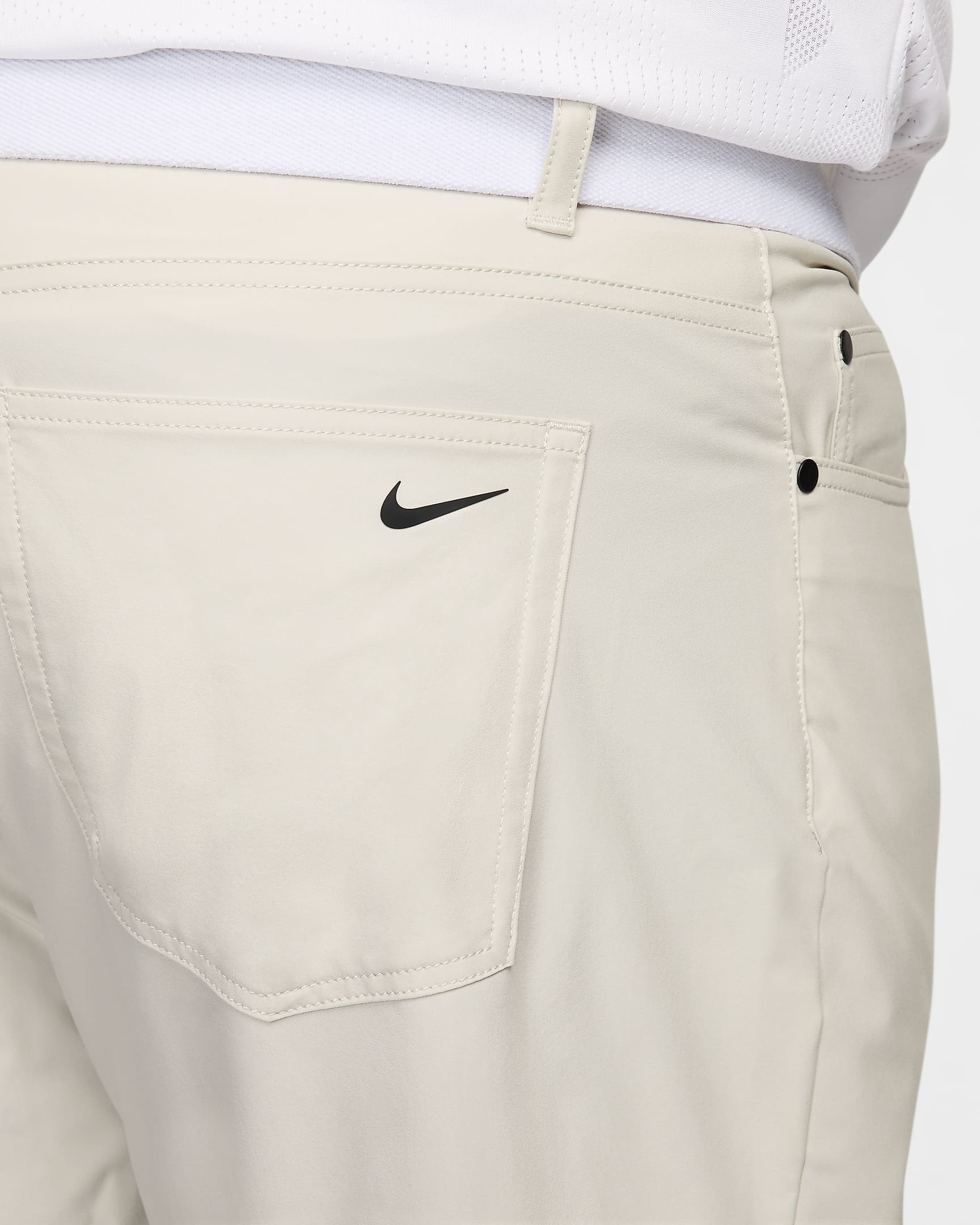 Nike Tour Men's 5-Pocket Slim Golf Trousers - Light Bone/Black