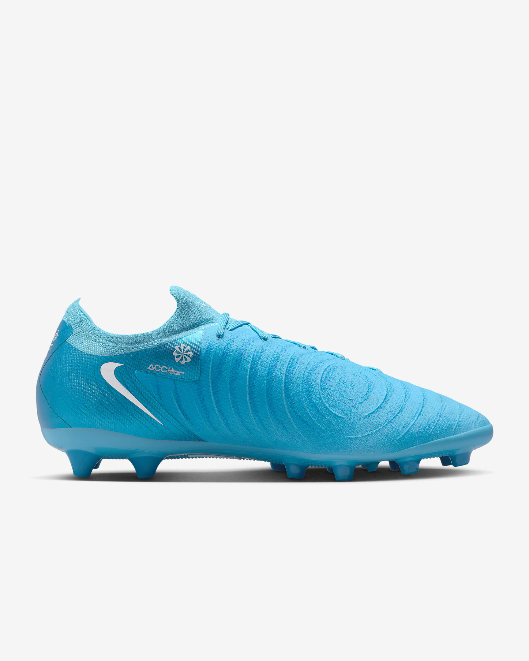 Nike Phantom GX 2 Pro Botes de futbol per a gespa artificial de perfil baix - Blue Fury/Blanc