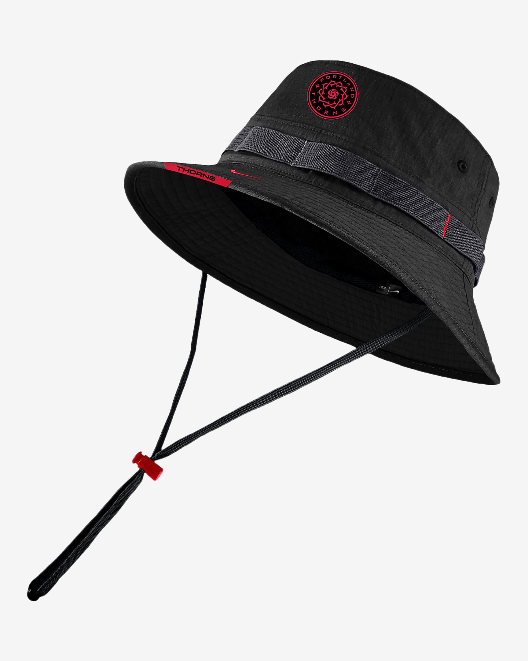 Portland Thorns Nike Soccer Boonie Bucket Hat - Black