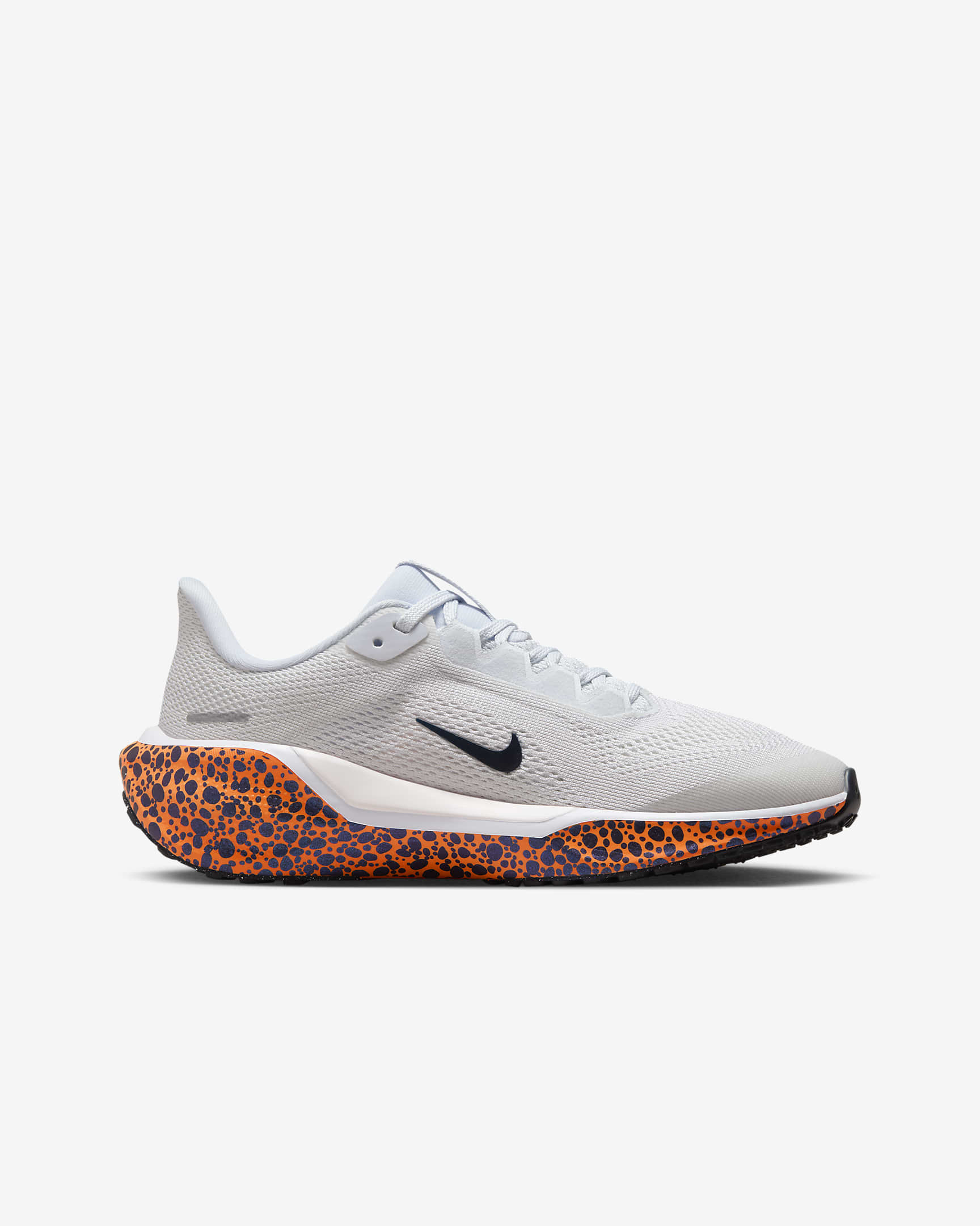 Nike Pegasus 41 Electric Older Kids' Road Running Shoes - Football Grey/Total Orange/Dark Obsidian