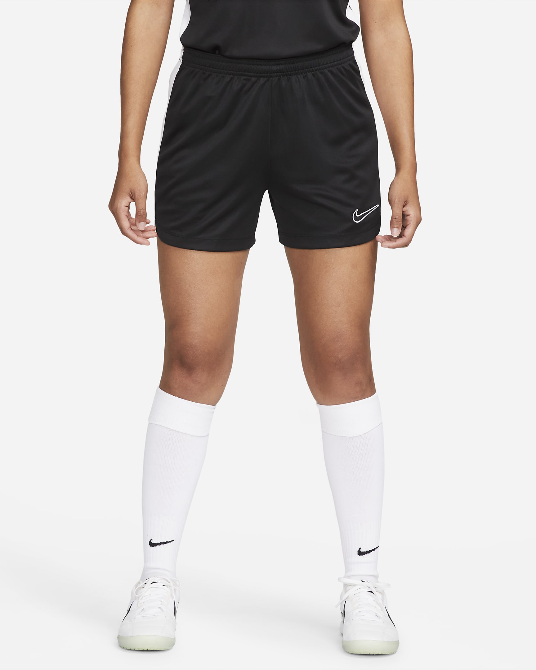 Nike Dri-FIT Academy 23-fodboldshorts til kvinder - sort/hvid/hvid