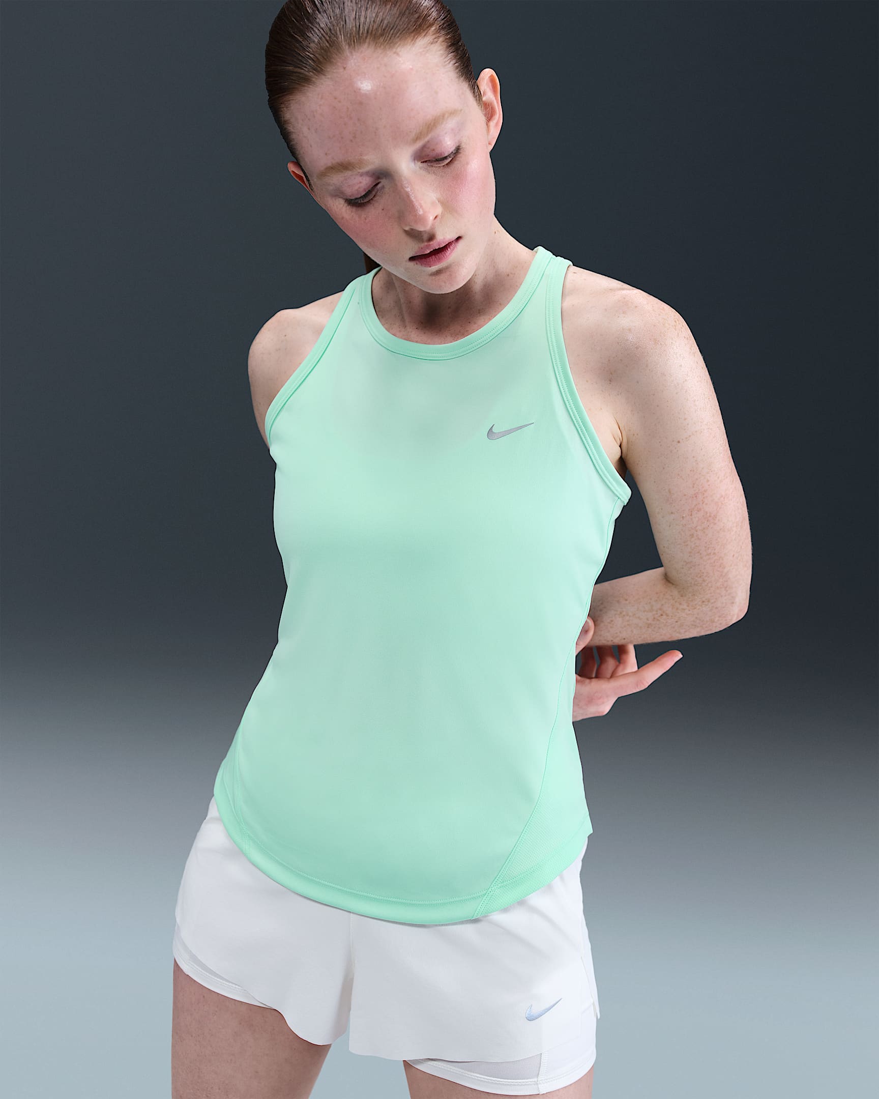 Nike Tempo Women's Dri-FIT Running Tank Top - Mint Foam