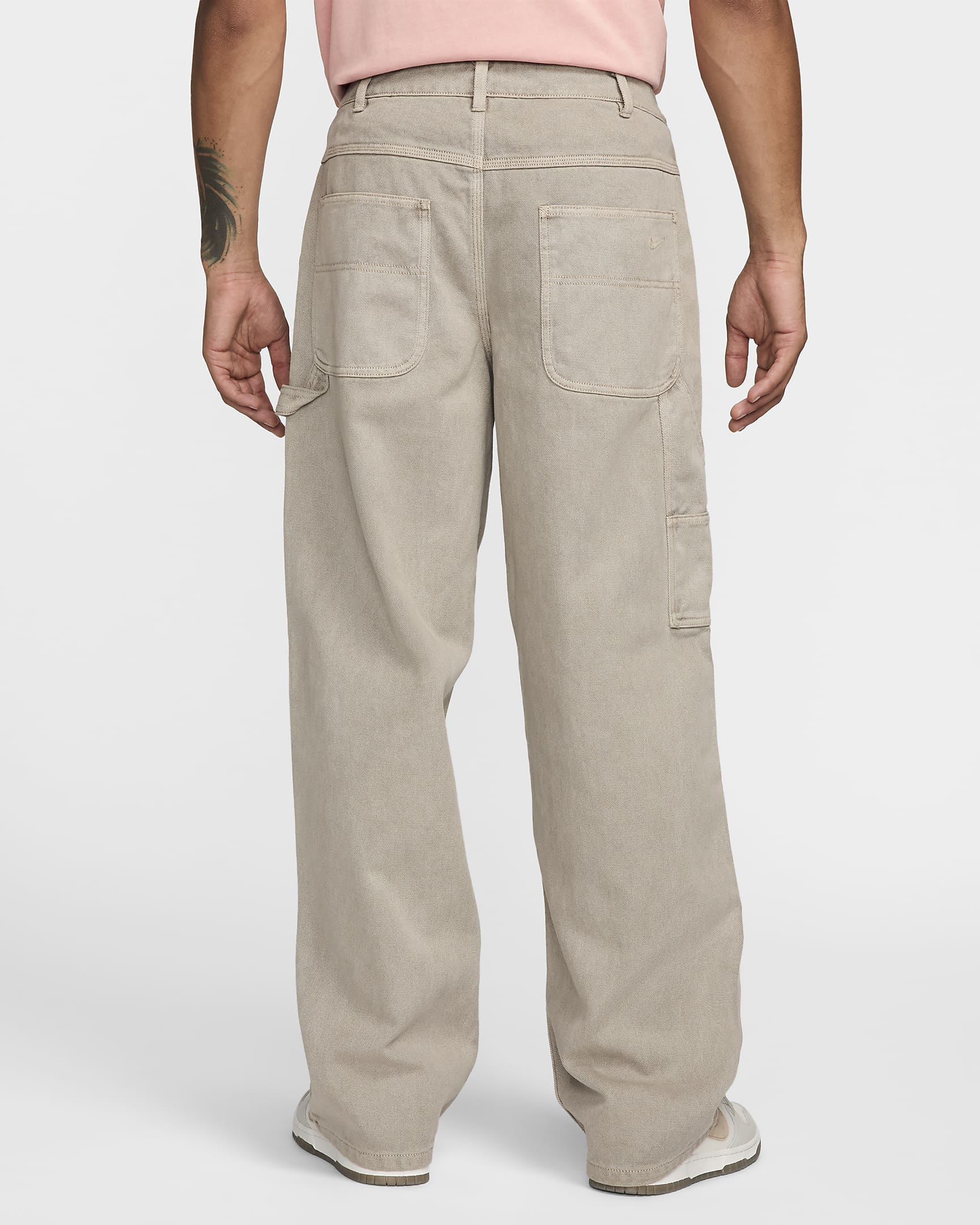 Nike Life Men's Carpenter Trousers - Light Iron Ore/Light Iron Ore