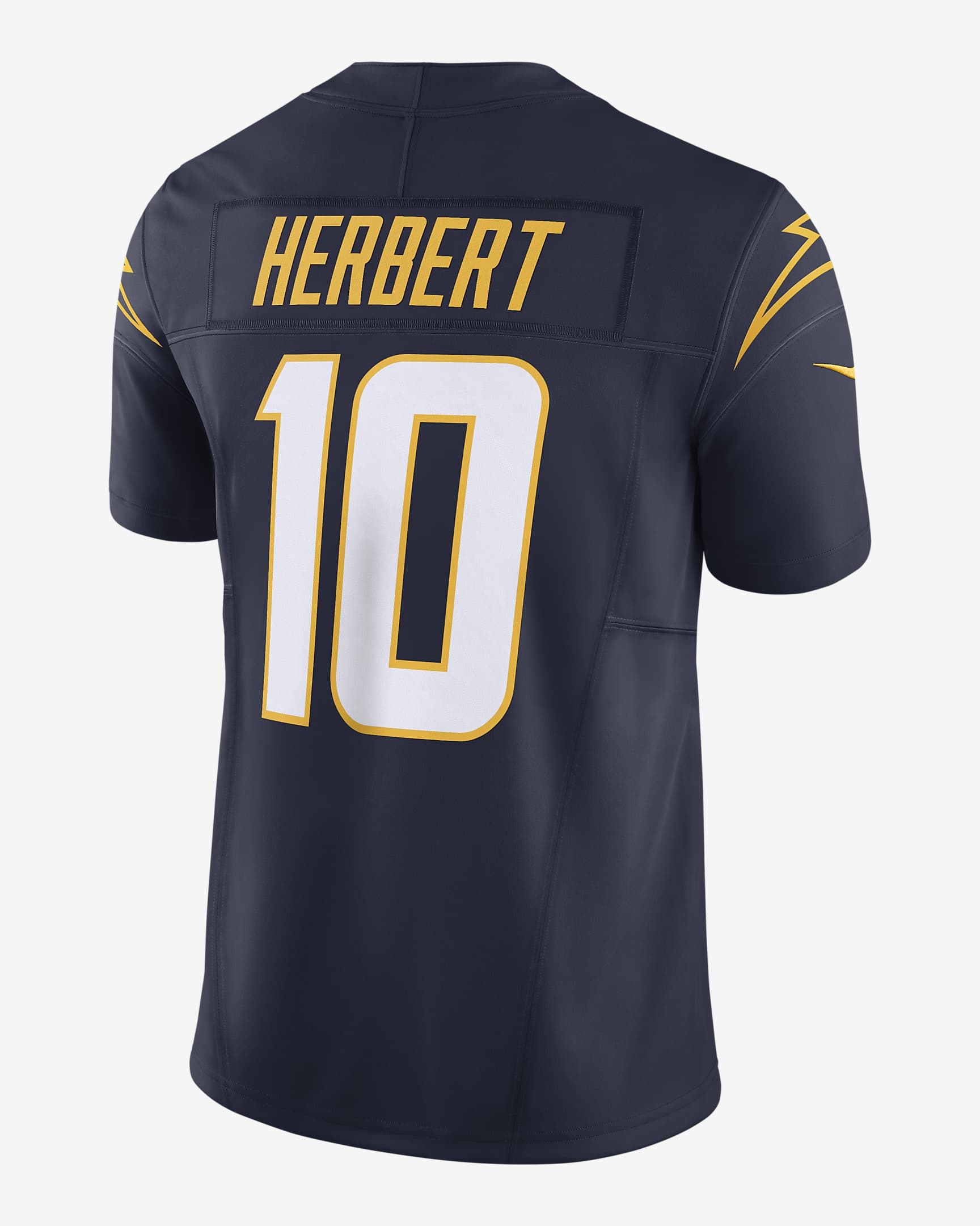 Justin Herbert Los Angeles Chargers Men's Nike Dri-FIT NFL Limited ...