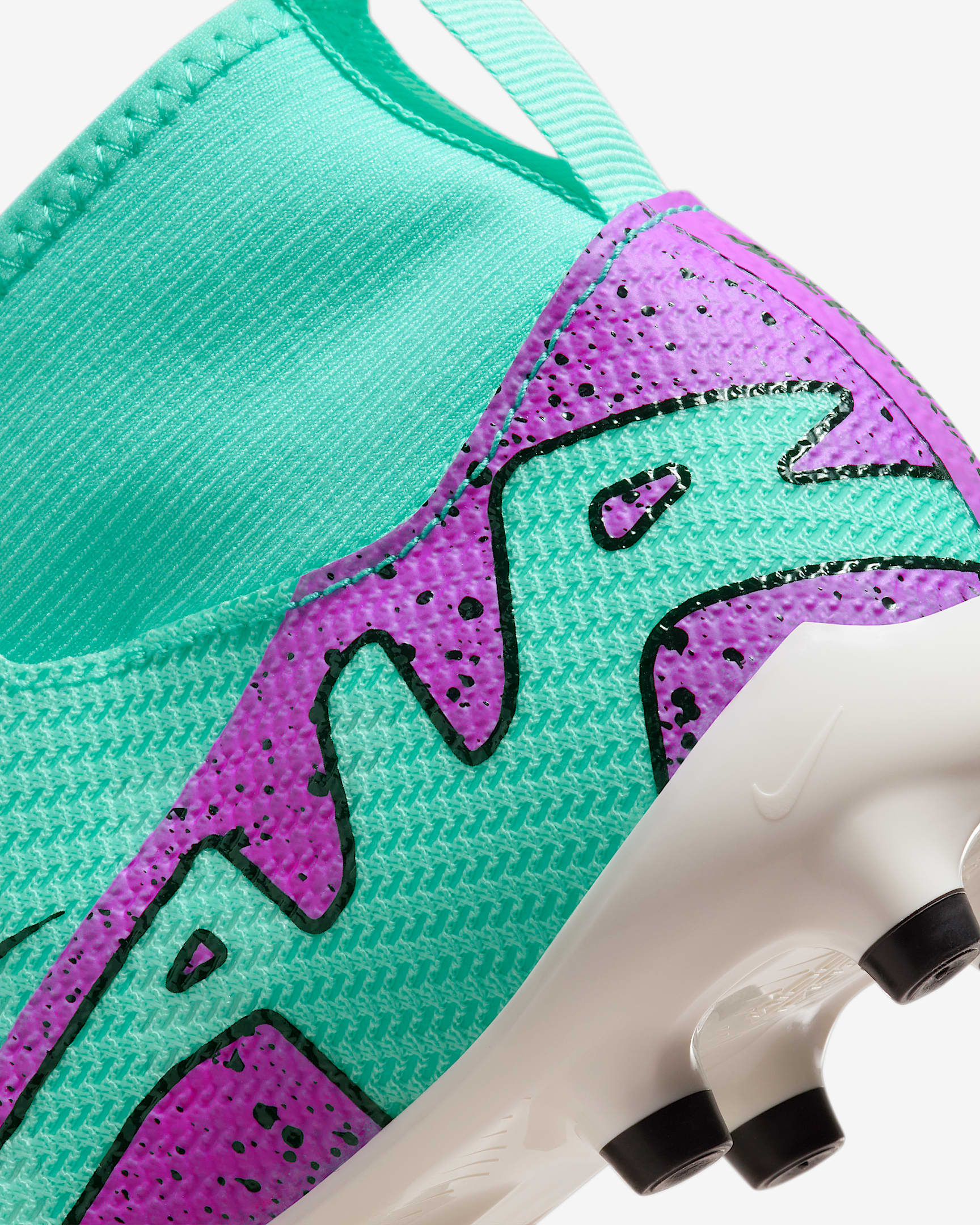 Nike Jr. Mercurial Superfly 9 Pro Little/Big Kids' FirmGround HighTop Soccer Cleats.