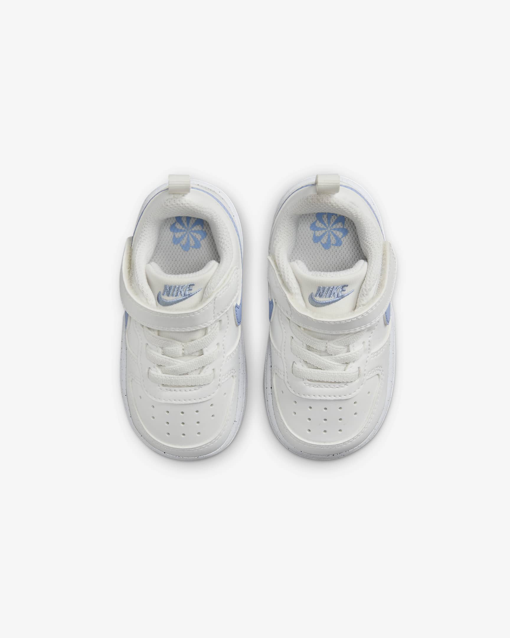 Nike Court Borough Low Recraft Baby/Toddler Shoes - Summit White/Cobalt Bliss