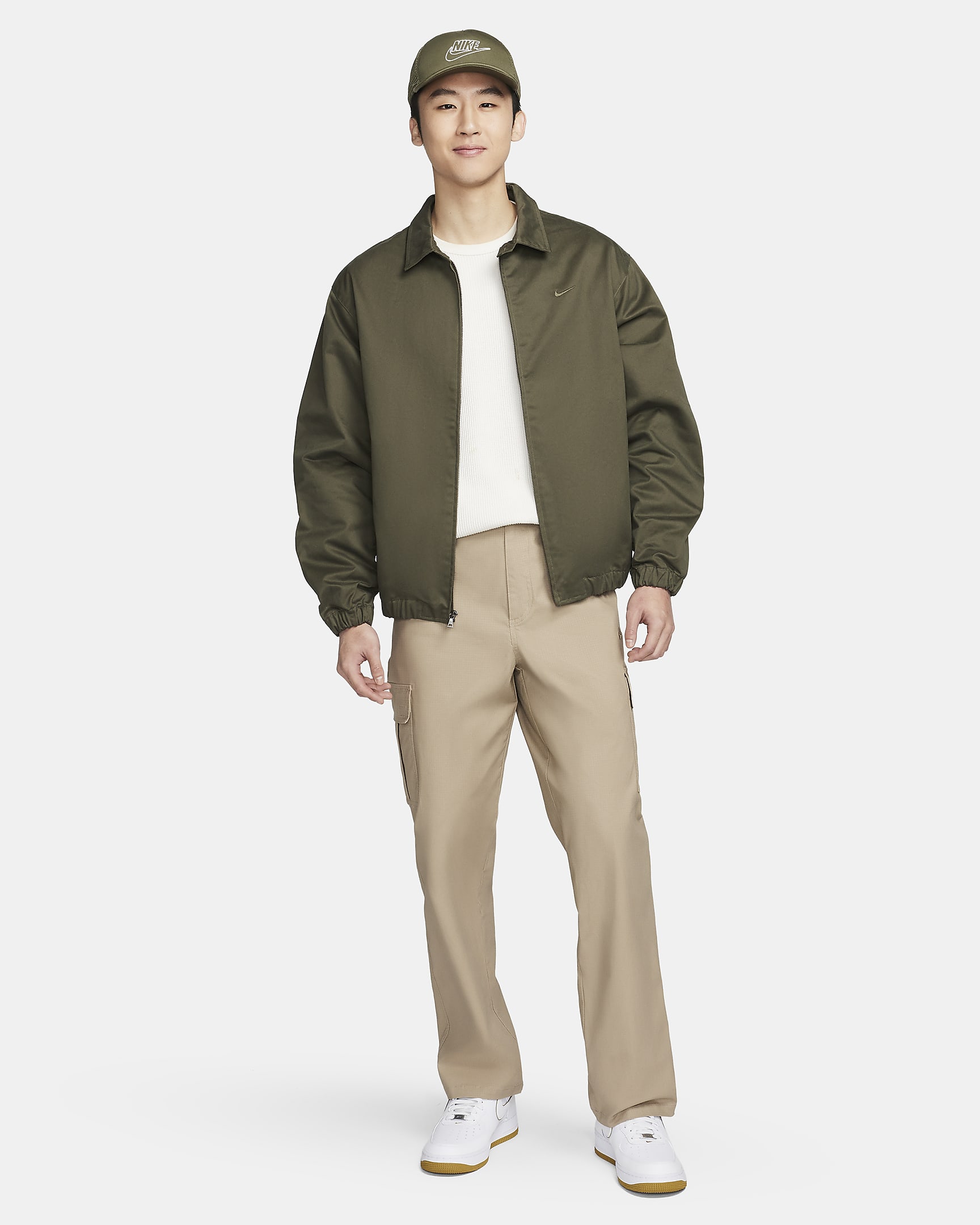 Nike Club Men's Cargo Trousers - Khaki/Khaki