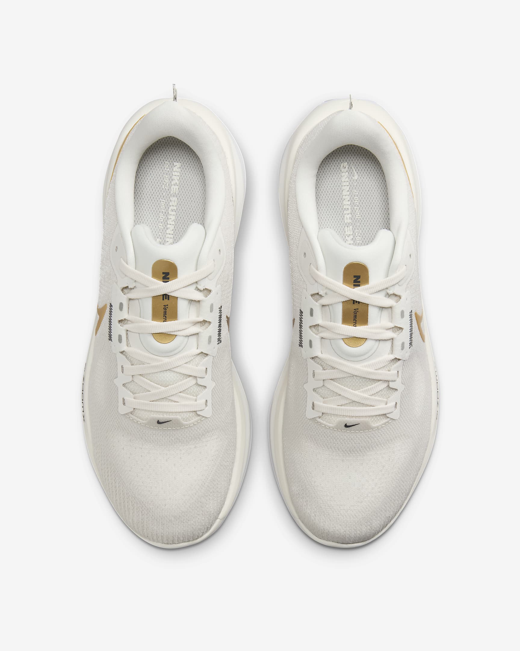 Tenis de correr en pavimento para mujer Nike Vomero 17 - Fantasma/Hueso claro/Vela/Oro metalizado