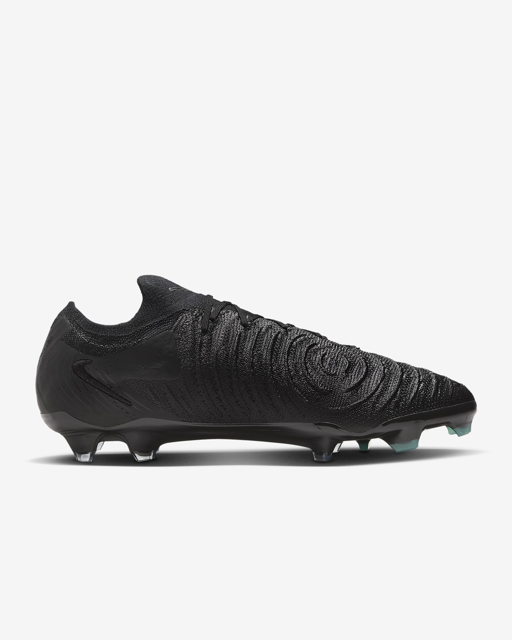 Tacos de fútbol de corte low FG Nike Phantom GX 2 Elite - Negro/Jungla intenso/Negro