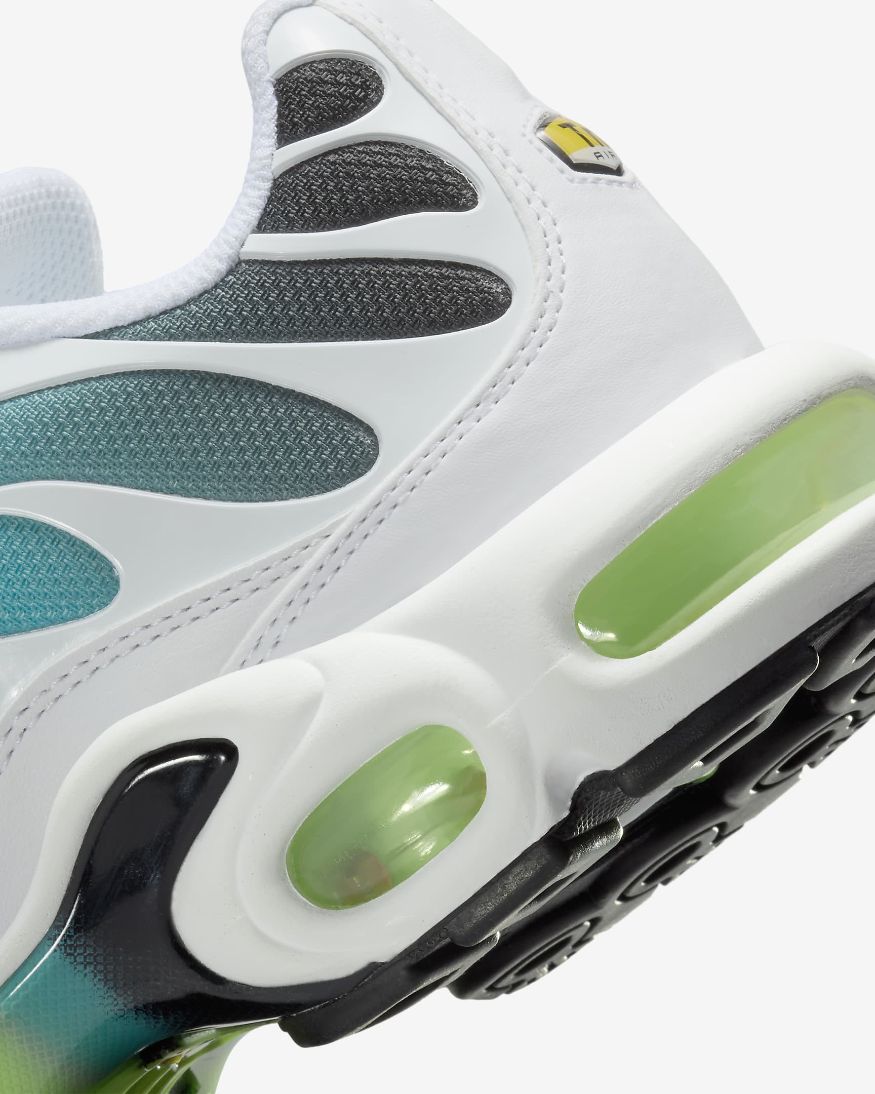 Nike Air Max Plus Women's Shoes - White/Dusty Cactus/Barely Volt/Black