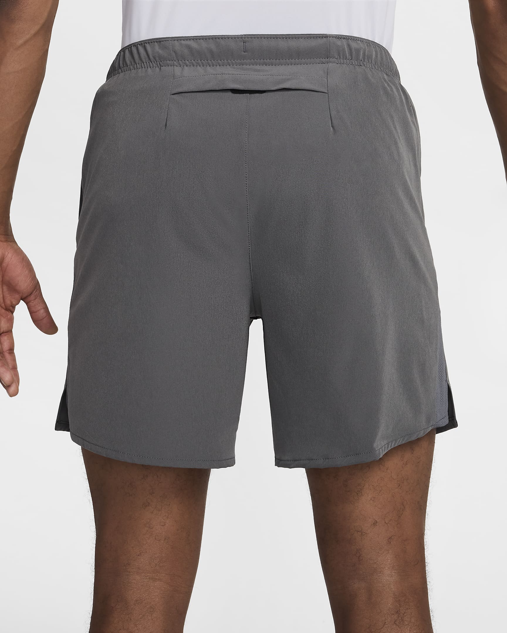 Nike Challenger herenshorts met binnenbroek (18 cm) - Iron Grey