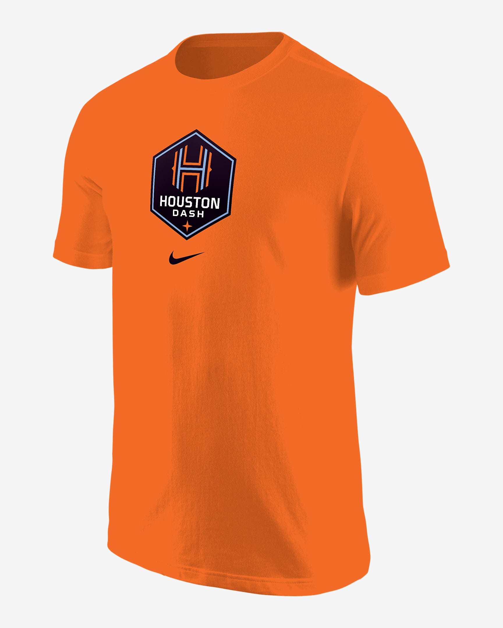 Houston Dash Men's Nike NWSL T-Shirt - Magma Orange