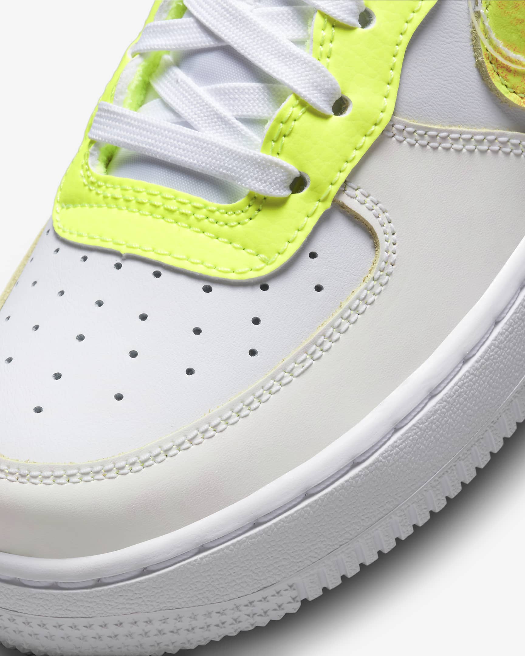 Calzado para niños grandes Nike Air Force 1 LV8 - Blanco/Volt/Rosa resplandor/Multicolor