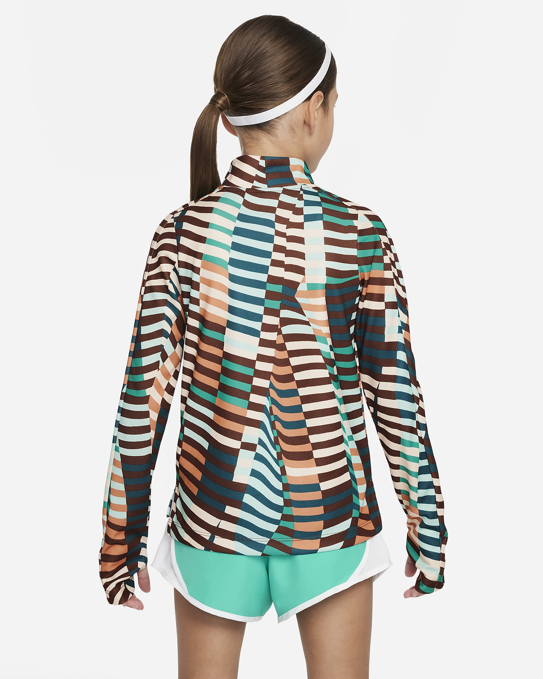Nike Dri-FIT Older Kids' (Girls') 1/4-Zip Long-Sleeve Running Top. Nike UK