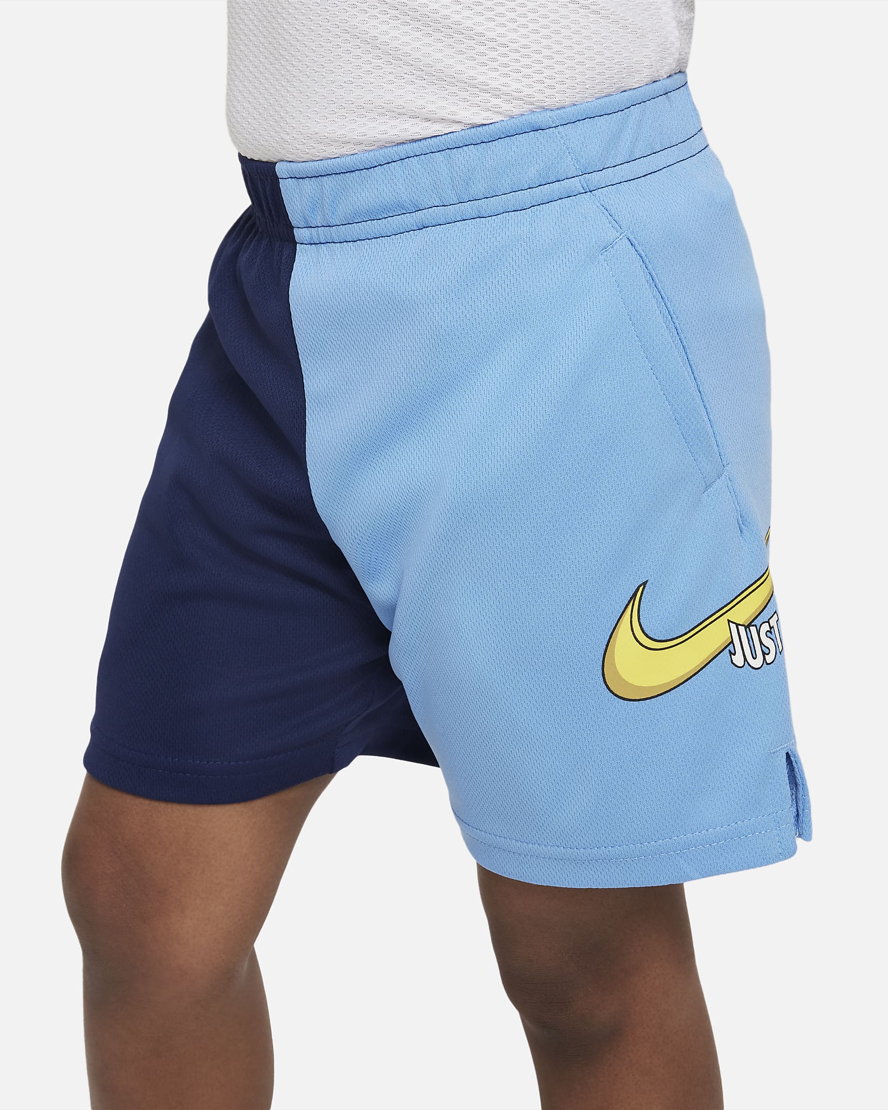 Nike Toddler Colorblock DriFIT Shorts.
