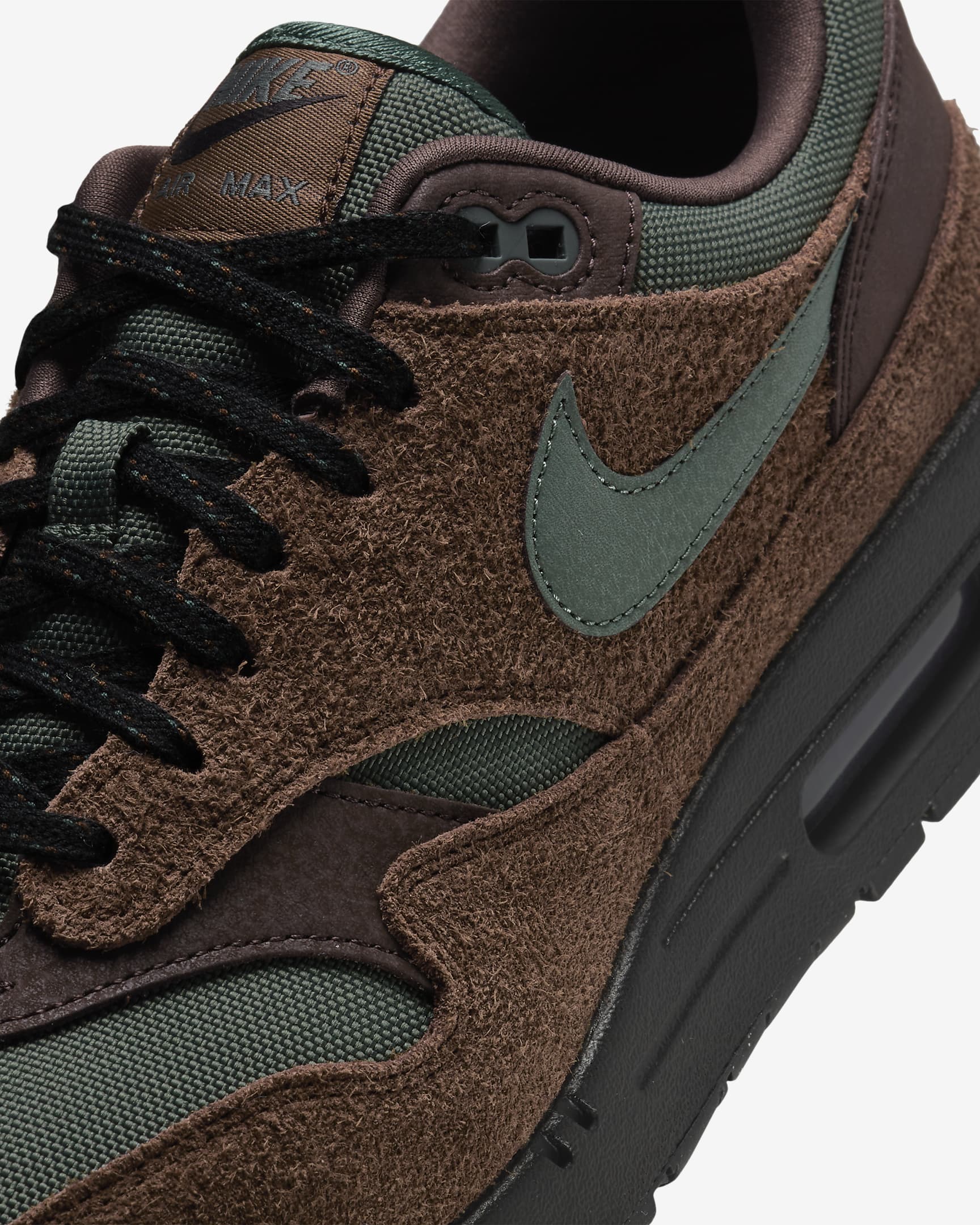 Nike Air Max 1 Zapatillas - Hombre - Cacao Wow/Baroque Brown/Negro/Vintage Green